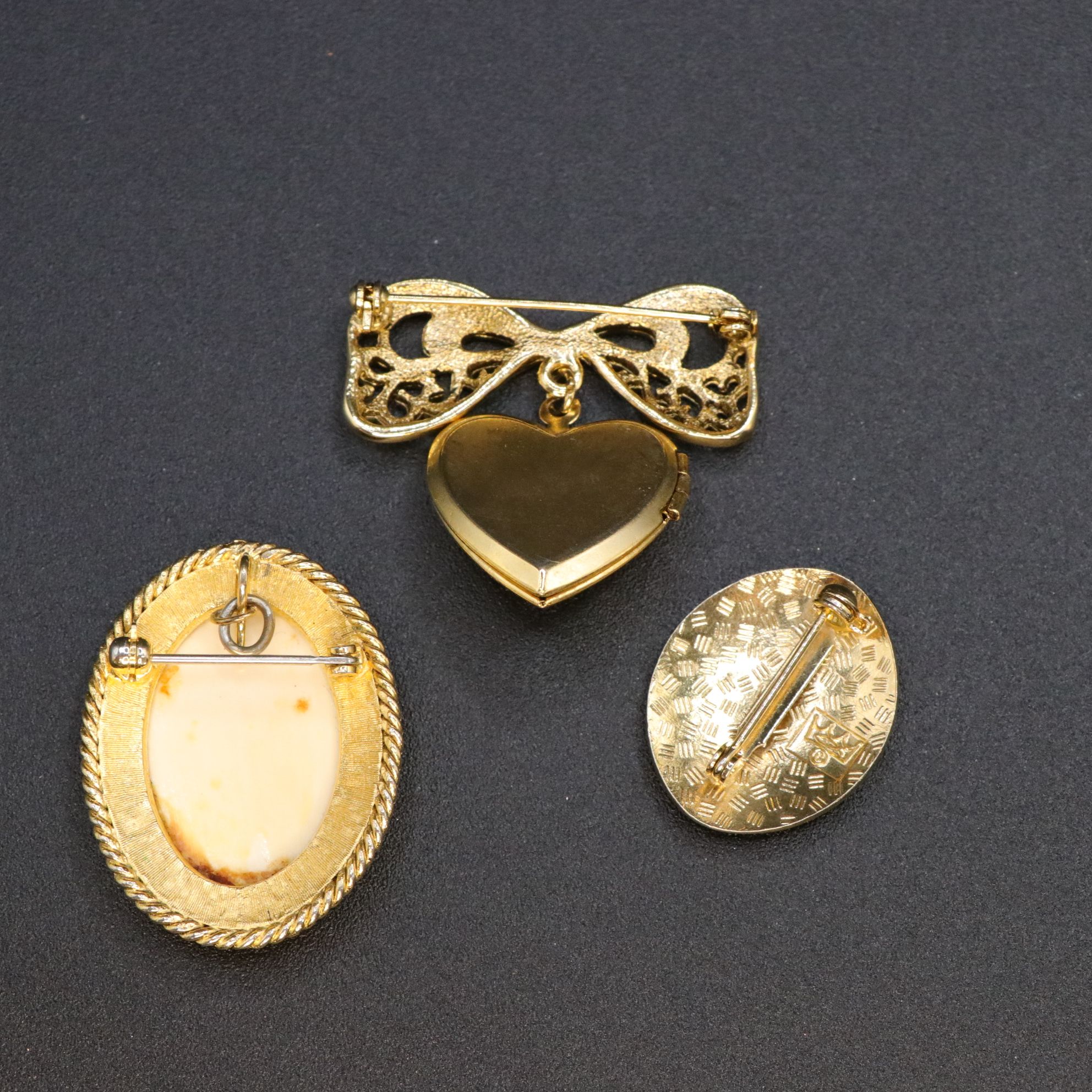 Cloisonné Black Rhinestone & Aurora Borealis Brooch with Karu & More Jewelry