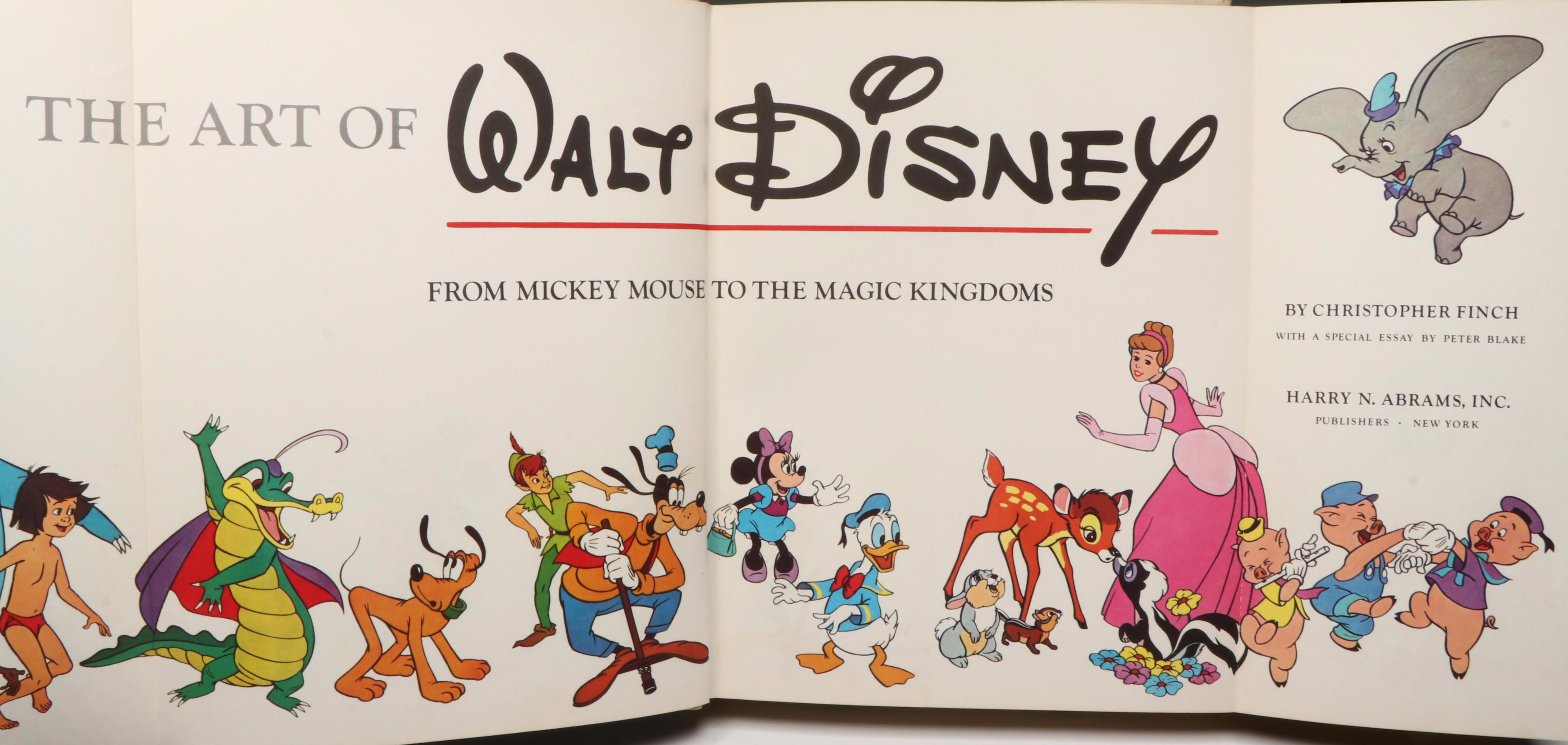 First Edition "The Art of Walt Disney" by Christopher Finch, 1973