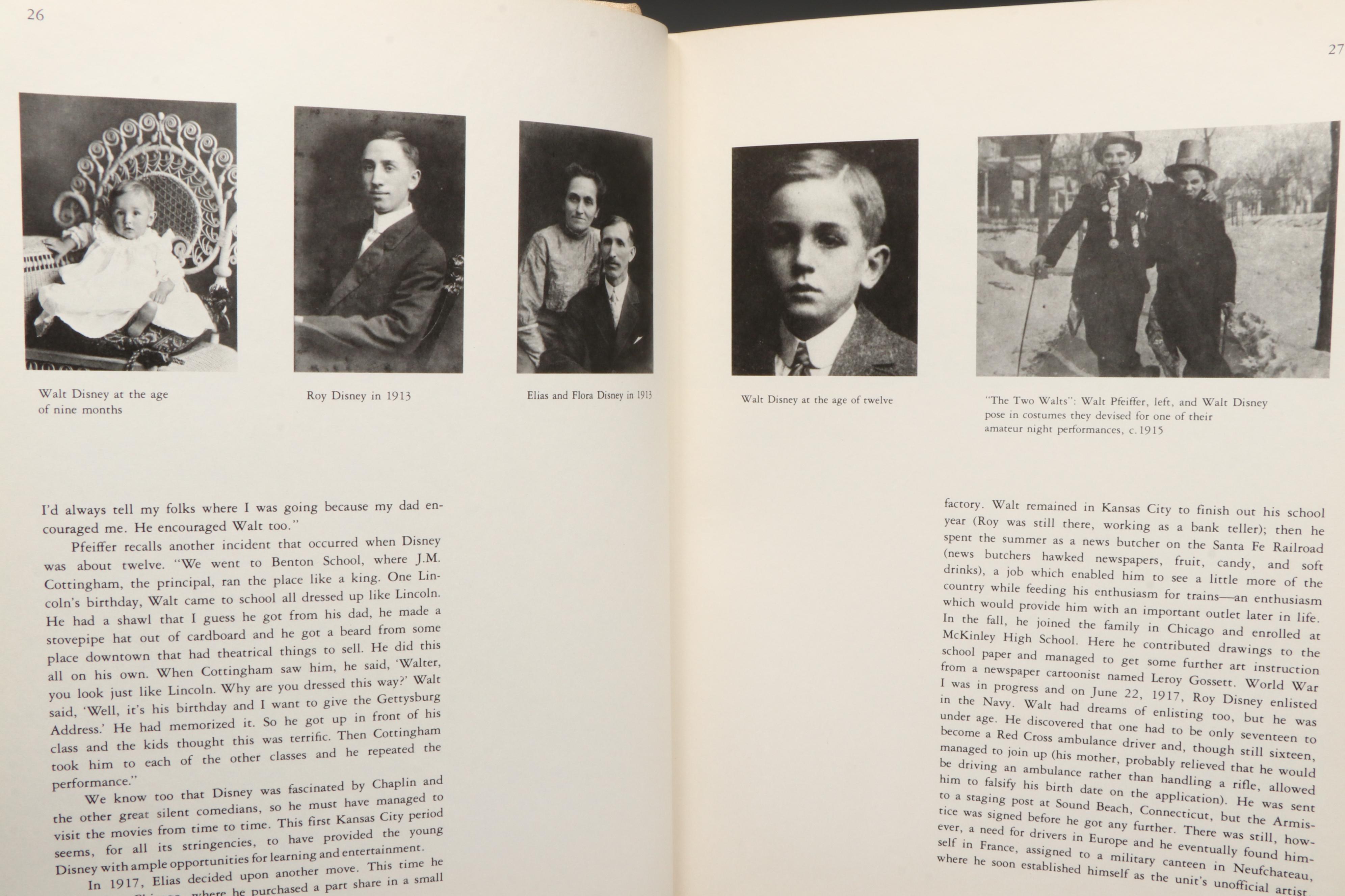 First Edition "The Art of Walt Disney" by Christopher Finch, 1973