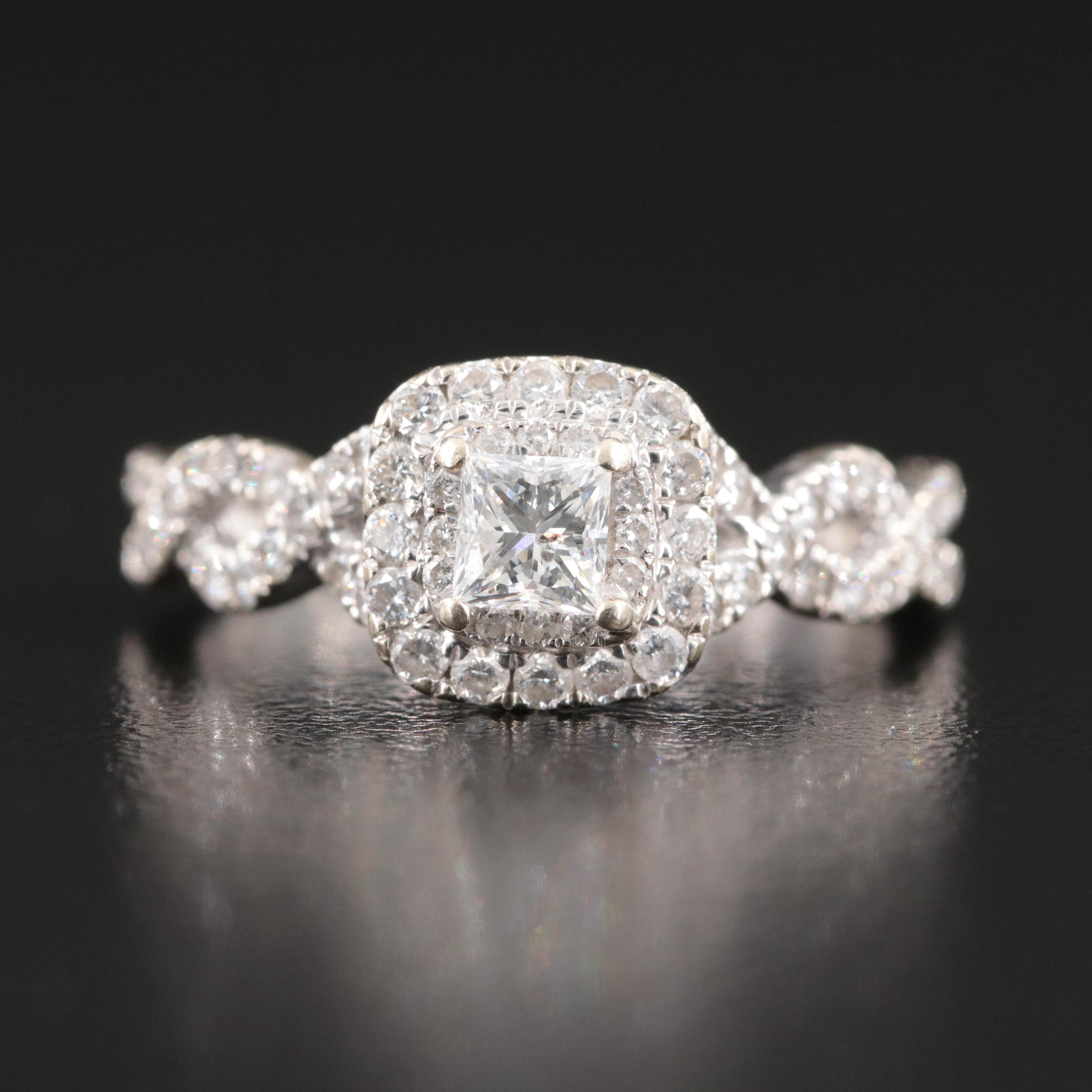 14K 0.70 CTW Diamond Ring