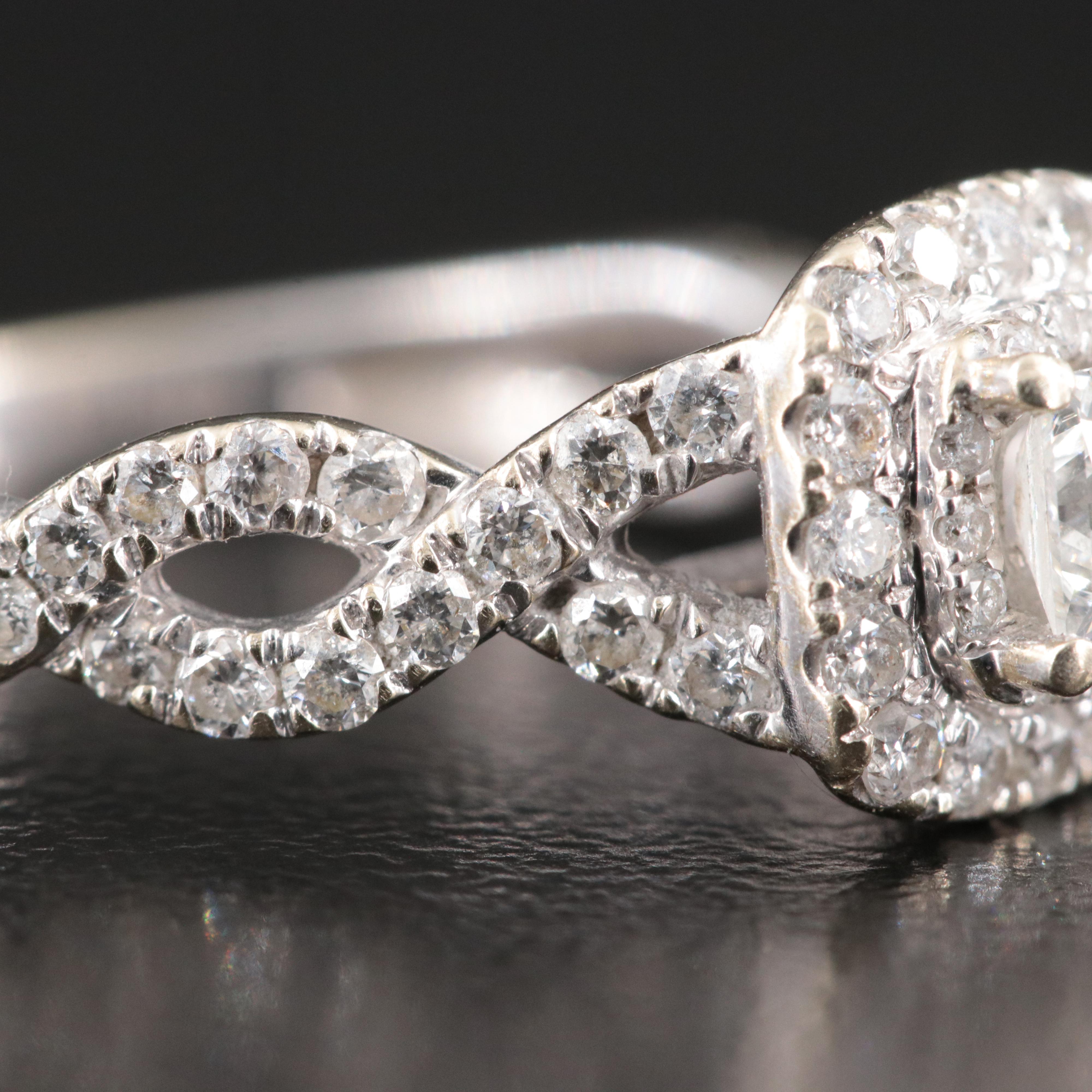 14K 0.70 CTW Diamond Ring