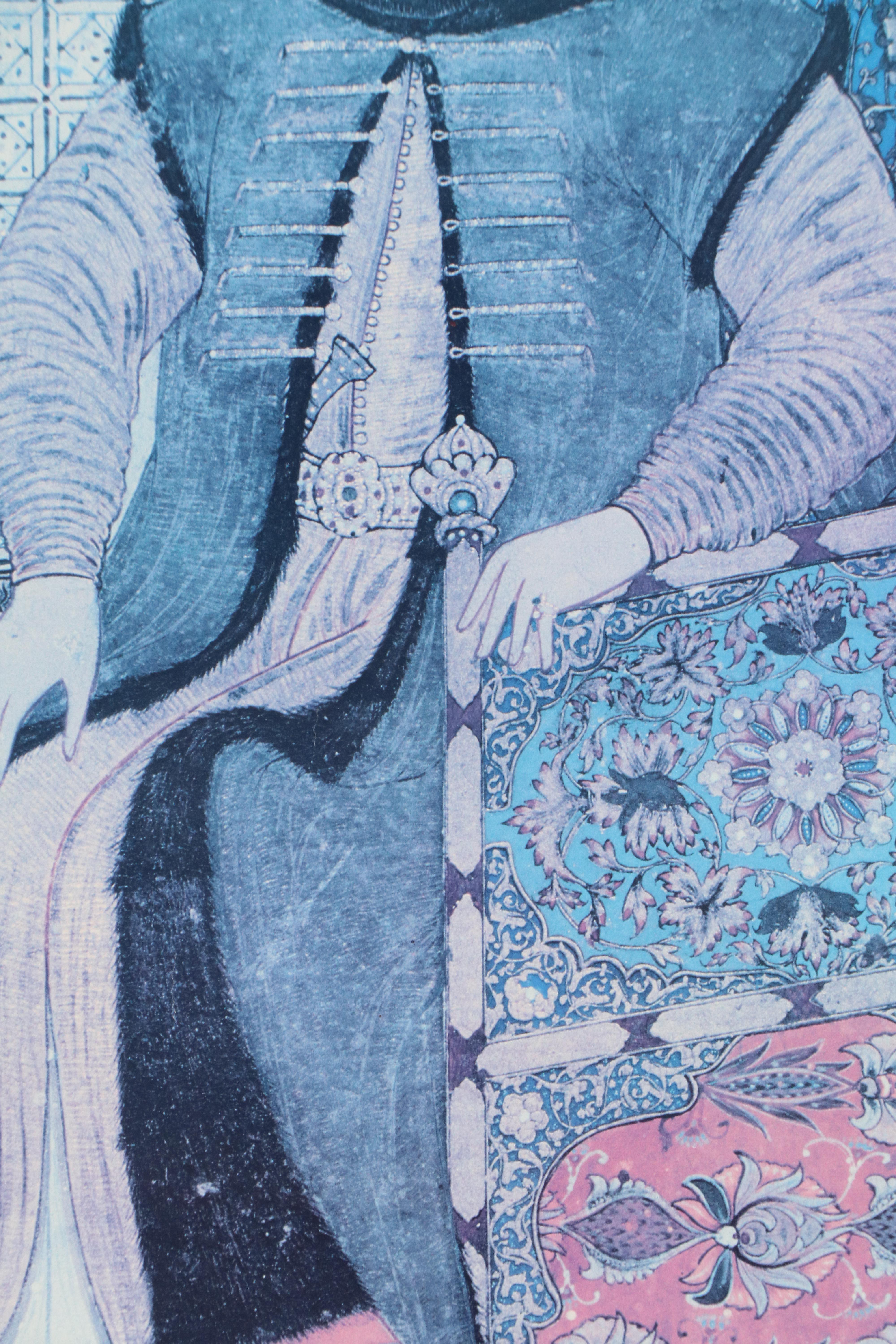 Chinese Ancestor Portrait Offset Lithograph, 21st Century