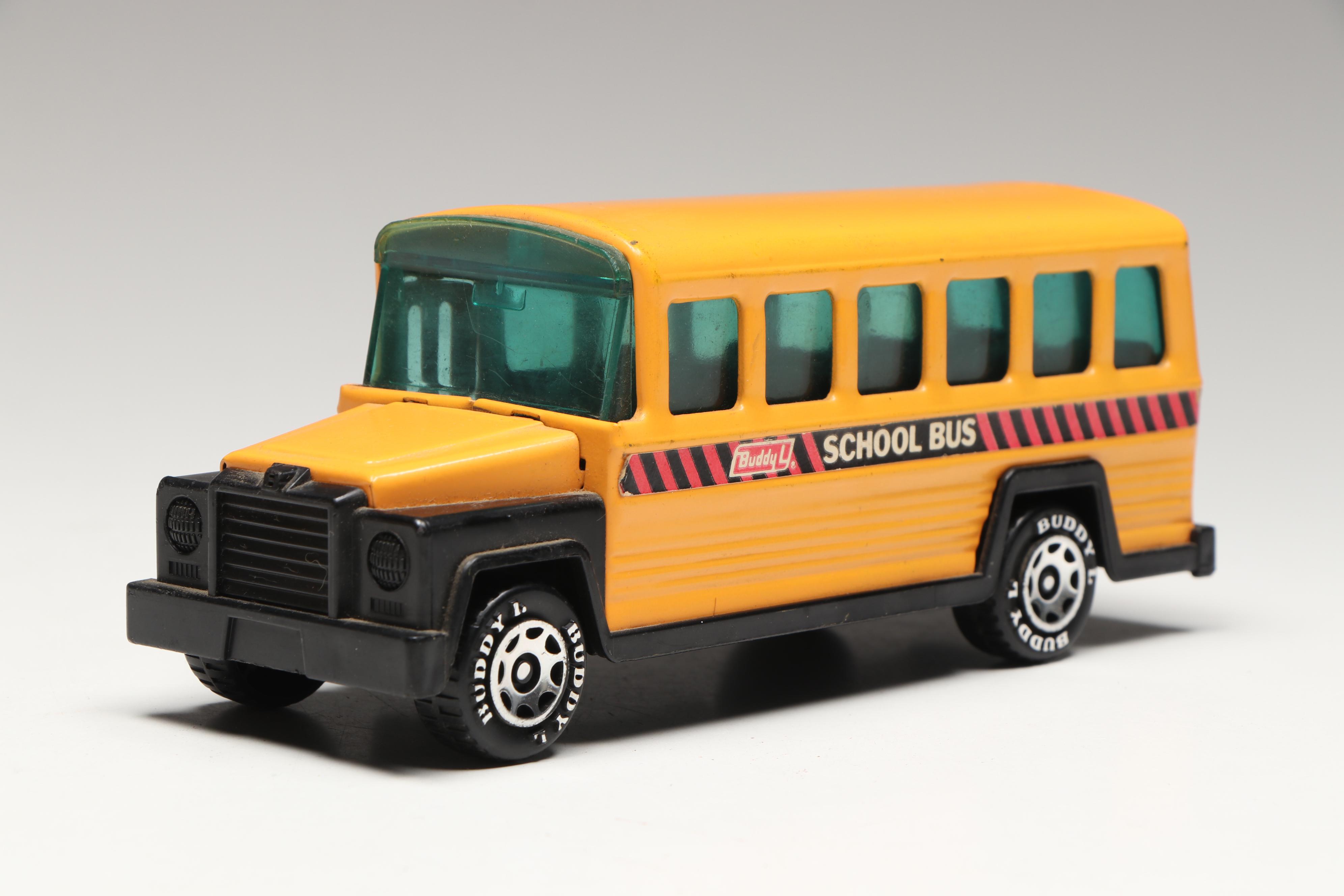 Vintage Buddy L Corporation Metal School Buses