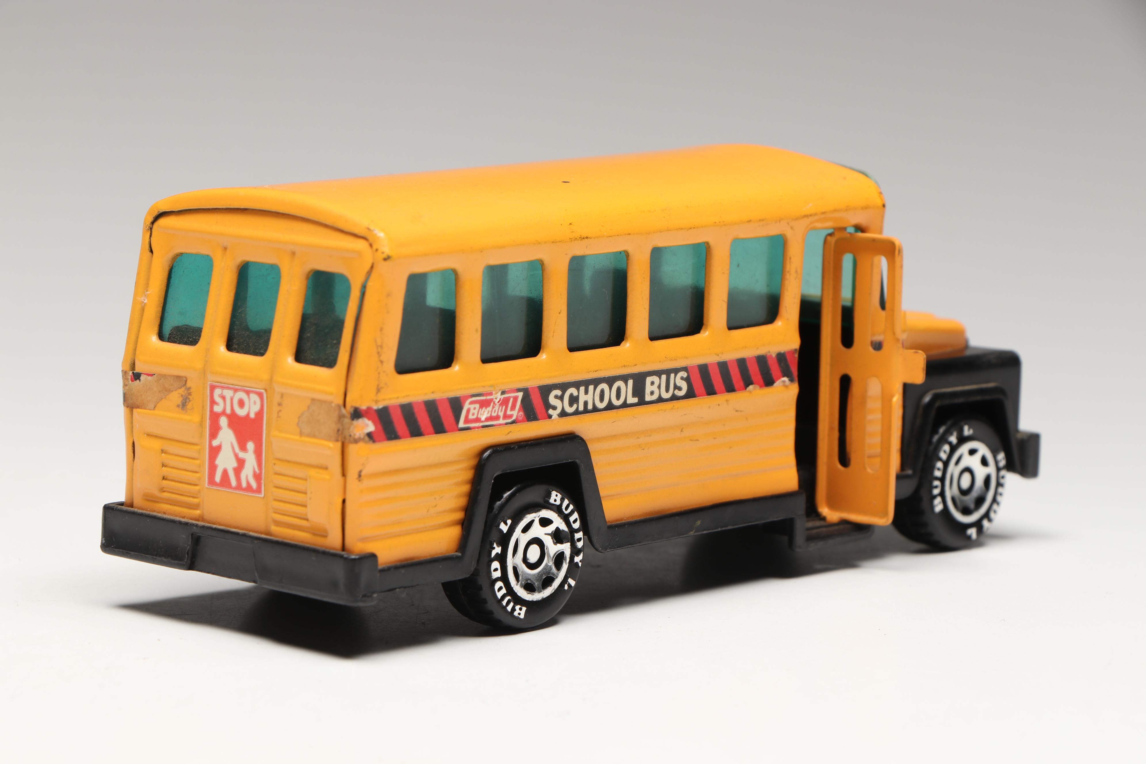 Vintage Buddy L Corporation Metal School Buses