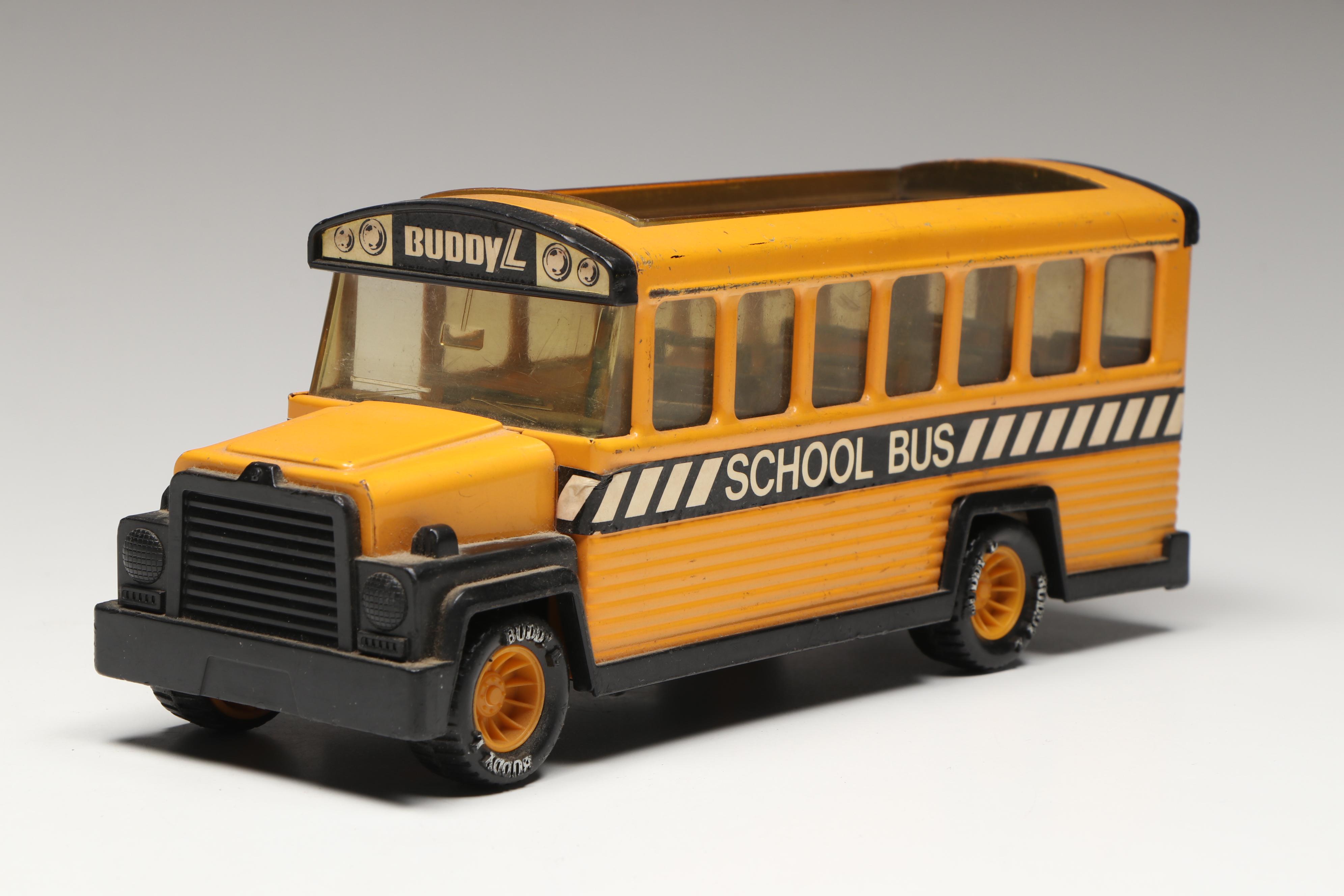 Vintage Buddy L Corporation Metal School Buses