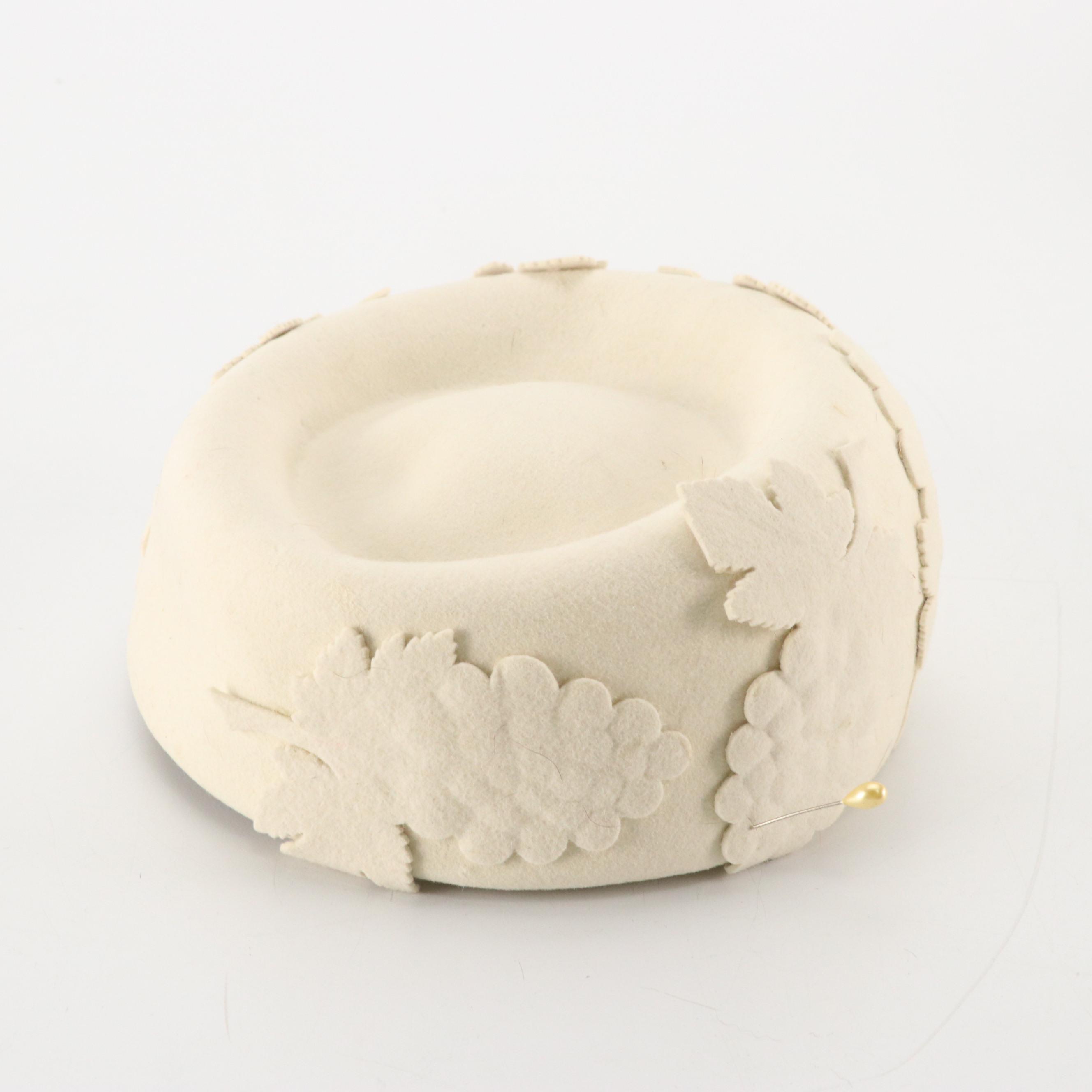 Original by Roberta Bernays Hat with Other Vintage Hats and Hatpins