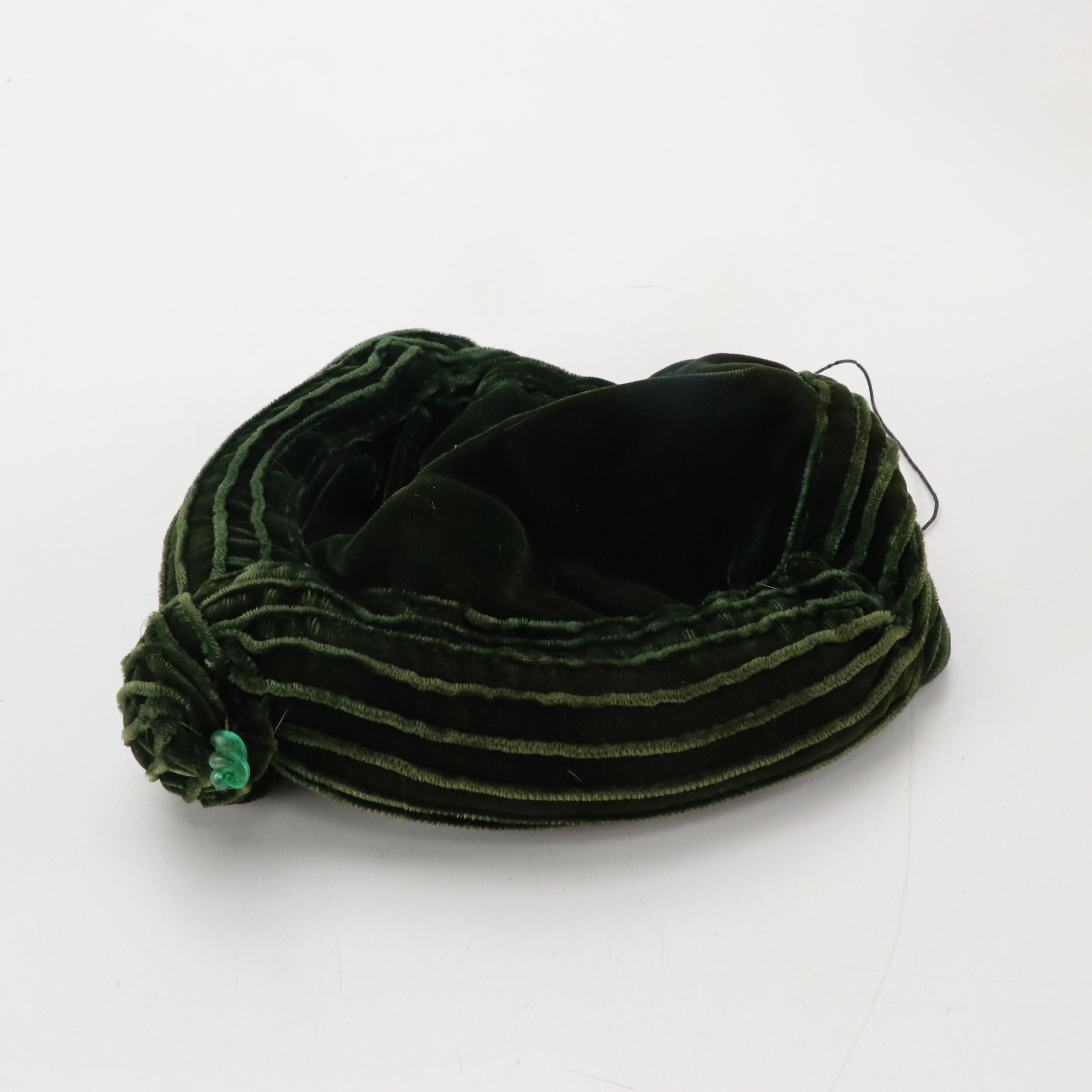 Original by Roberta Bernays Hat with Other Vintage Hats and Hatpins