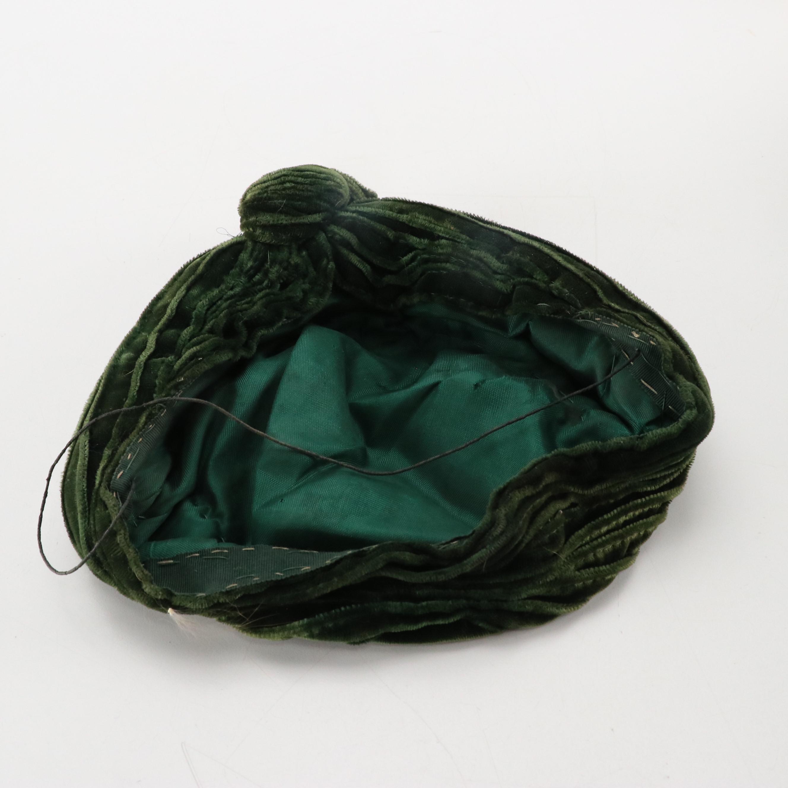 Original by Roberta Bernays Hat with Other Vintage Hats and Hatpins