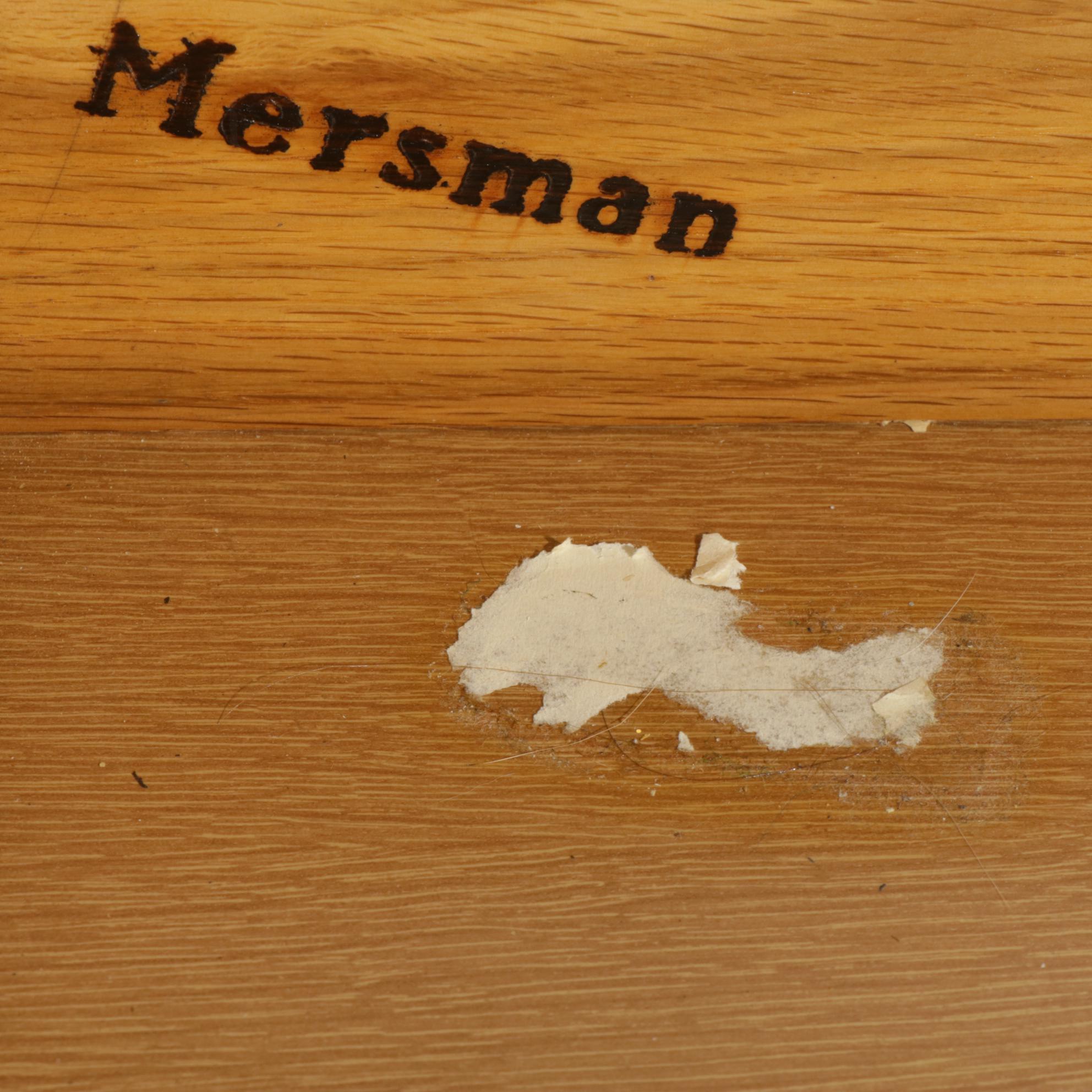 Mersman Mid Century Modern Walnut Side Tables, Pair