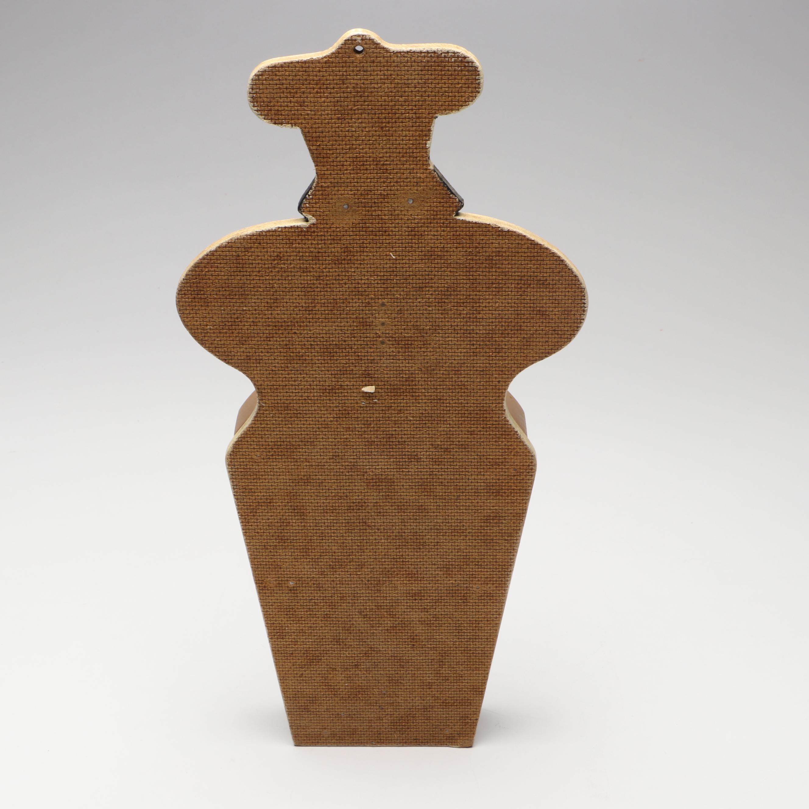 Delco Steak Knifes in Hand-Painted Wall Hanging Chef Knife Block