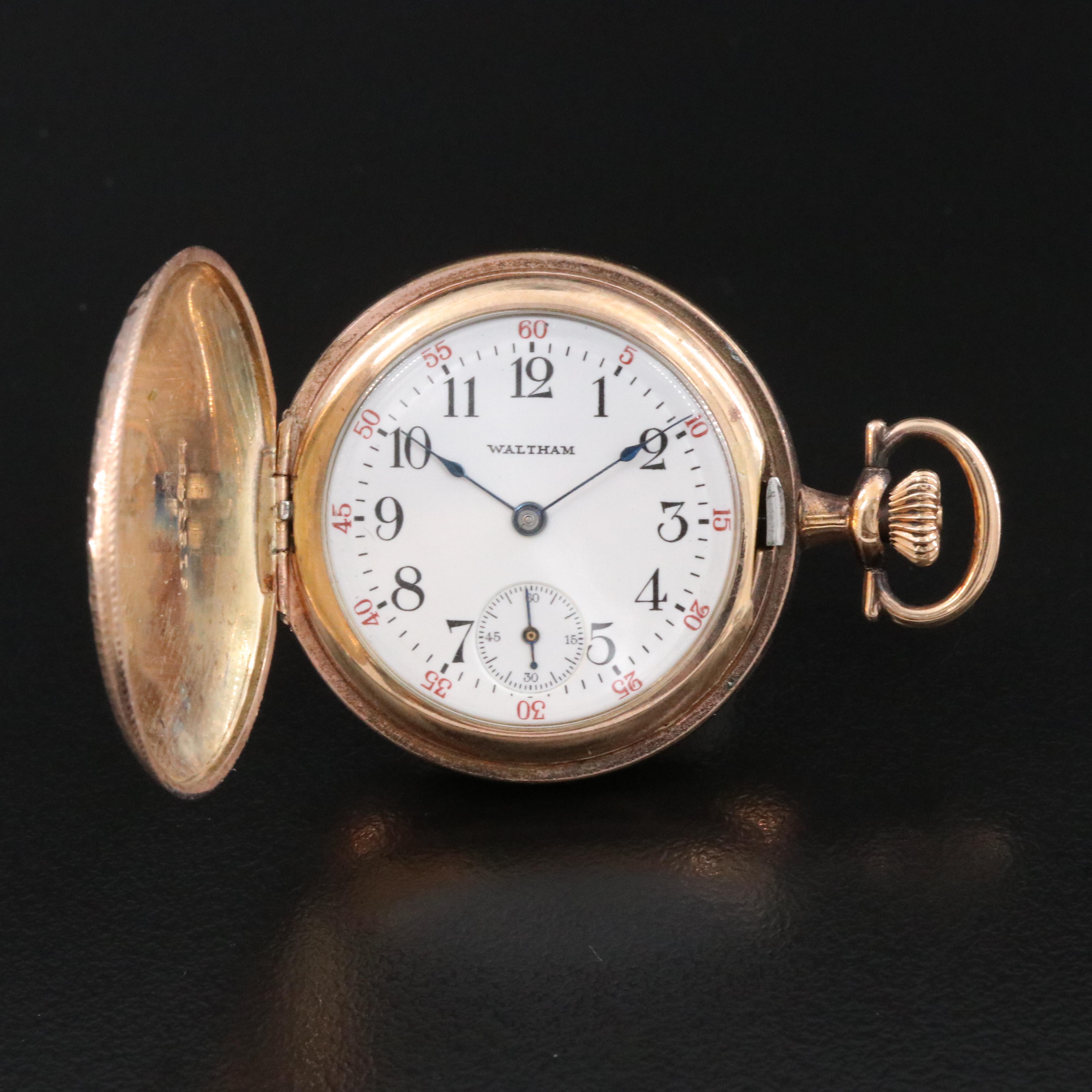 Waltham Gold Filled Pocket Watch #1907