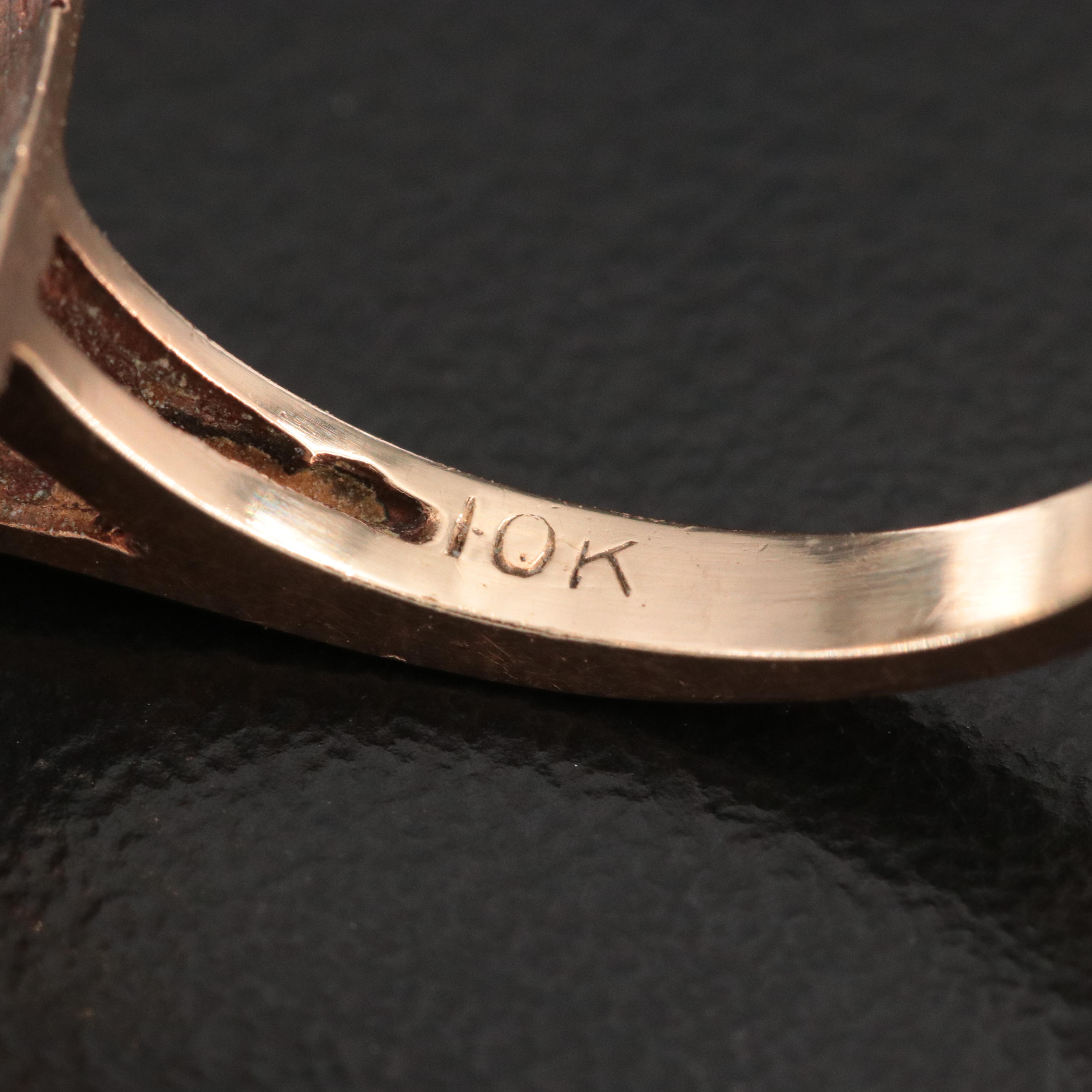 14K Faux Gemstone Ring