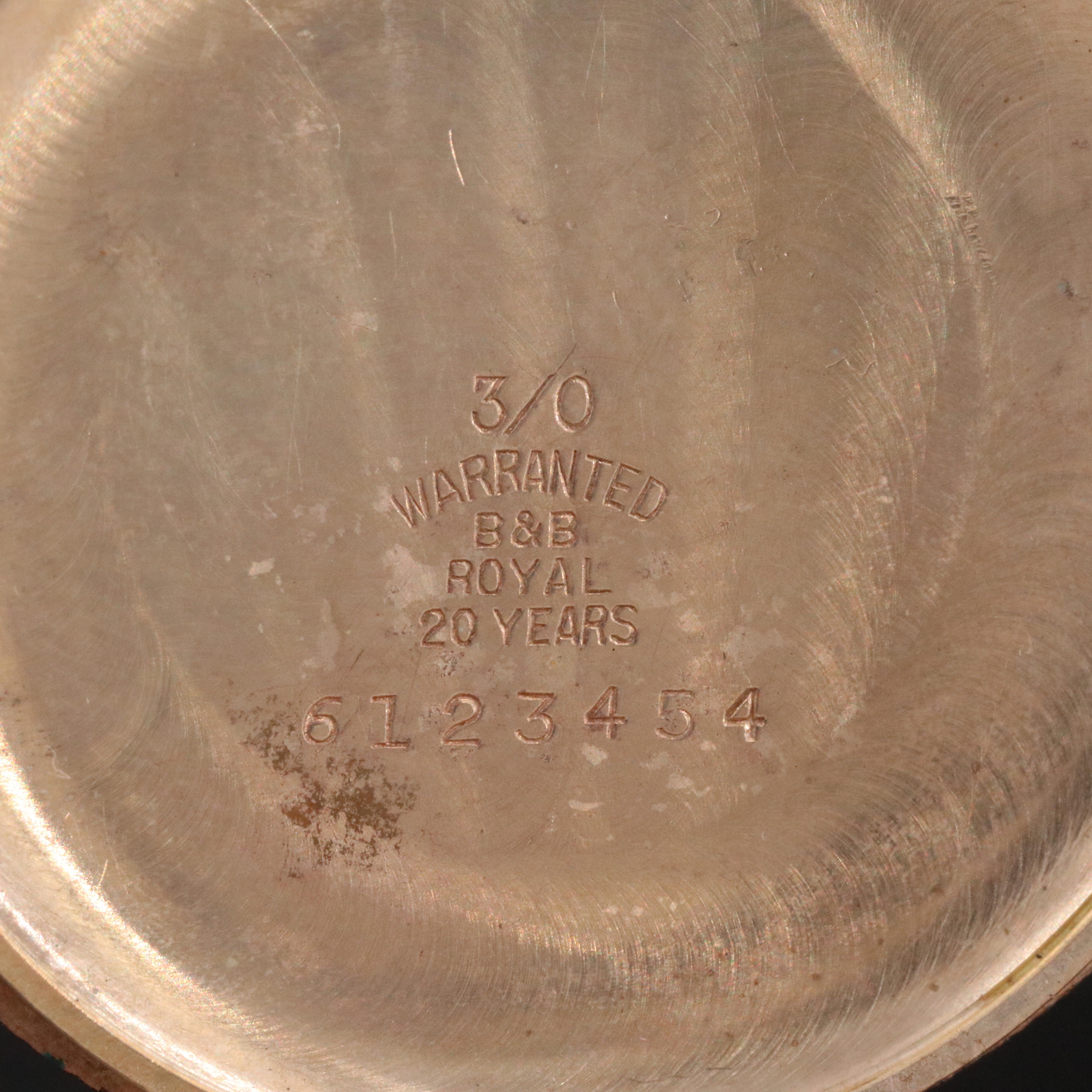 Waltham Gold Filled Pocket Watch #1907