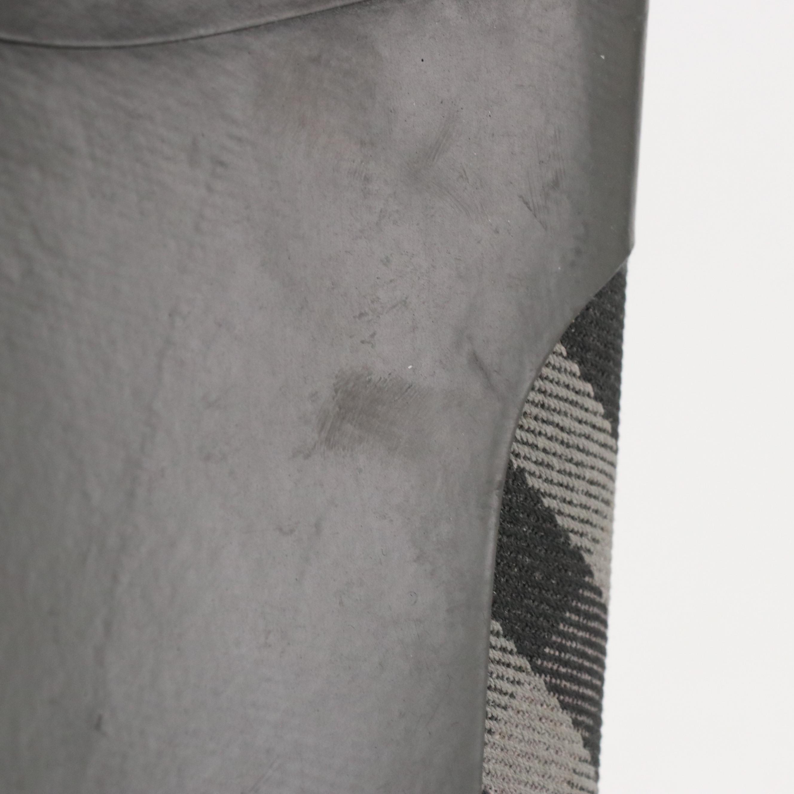 Burberry "Clemence" Classic Smoke House Check Canvas Rain Boots in  Box