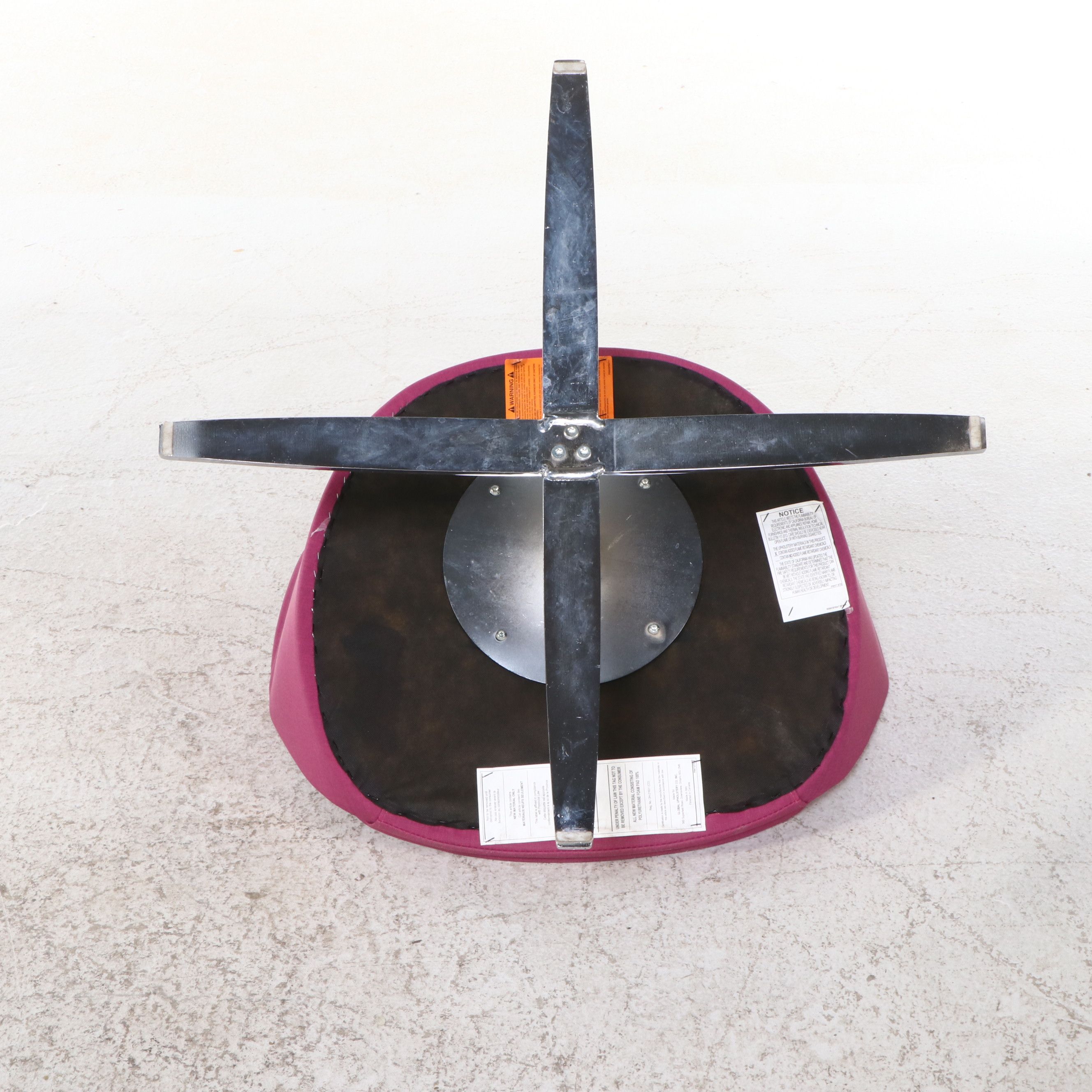 Pair of Global Upholstery Co. Modern Pink Armchairs