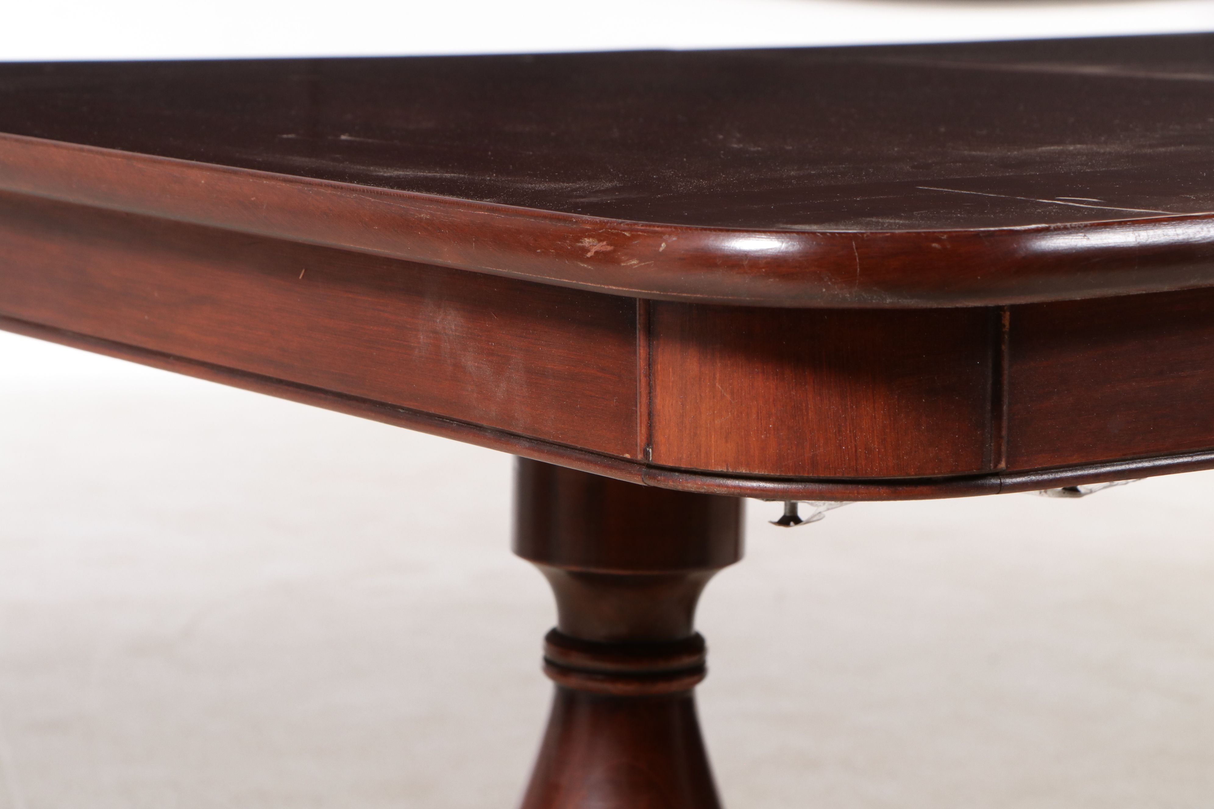 Duncan Phyfe Style Mahogany Dining Table