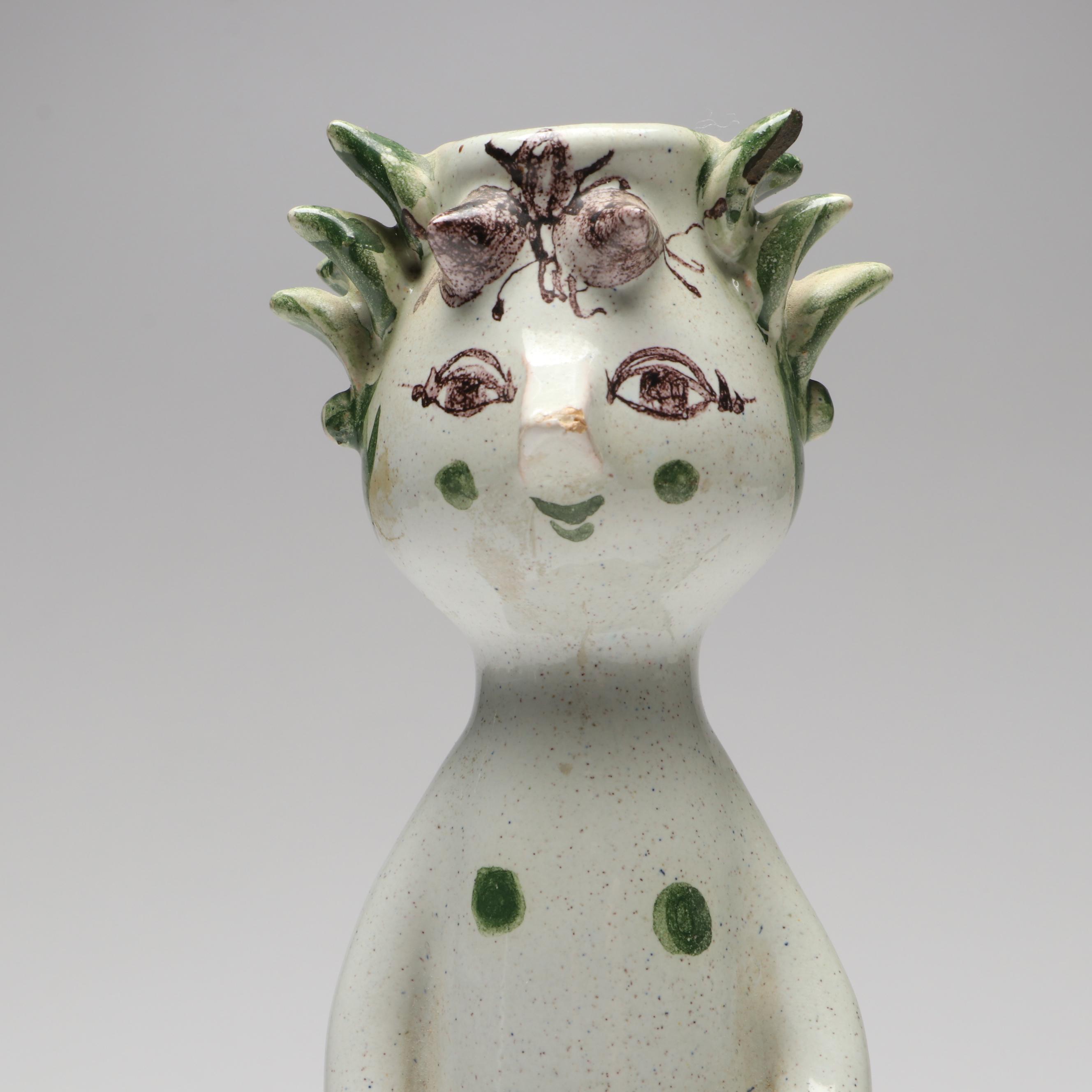 Bjørn Wiinblad Centaur Art Pottery Candlestick