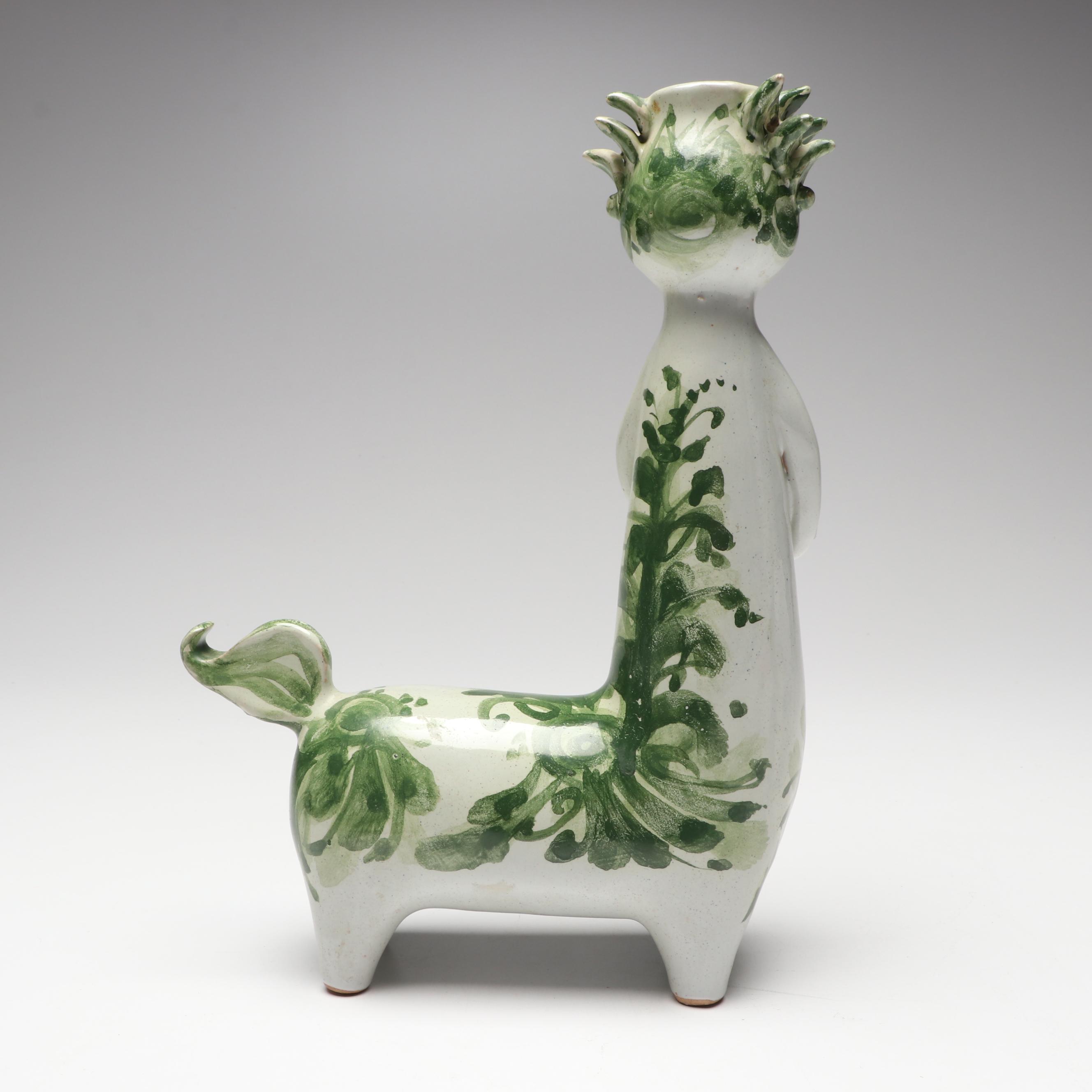 Bjørn Wiinblad Centaur Art Pottery Candlestick