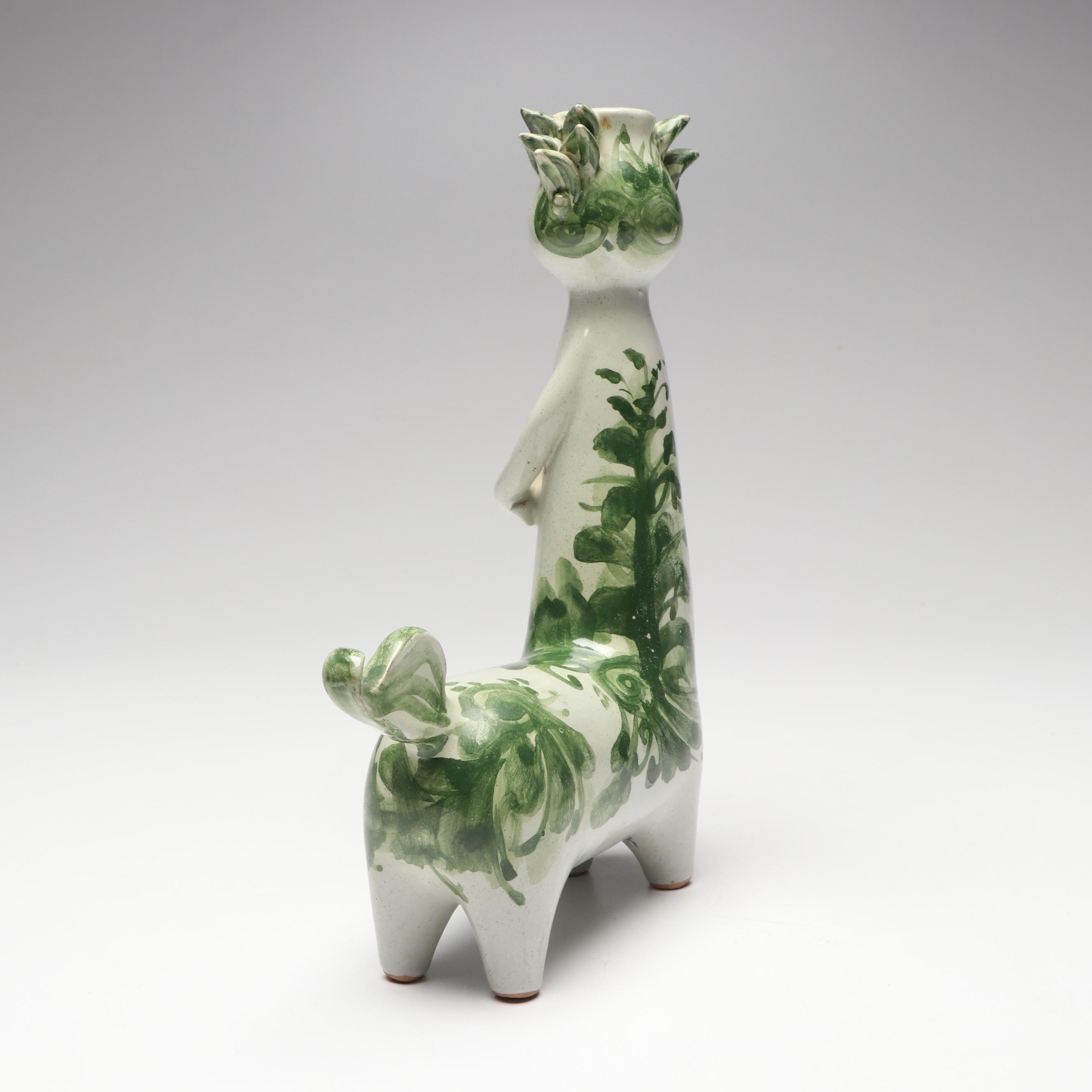Bjørn Wiinblad Centaur Art Pottery Candlestick
