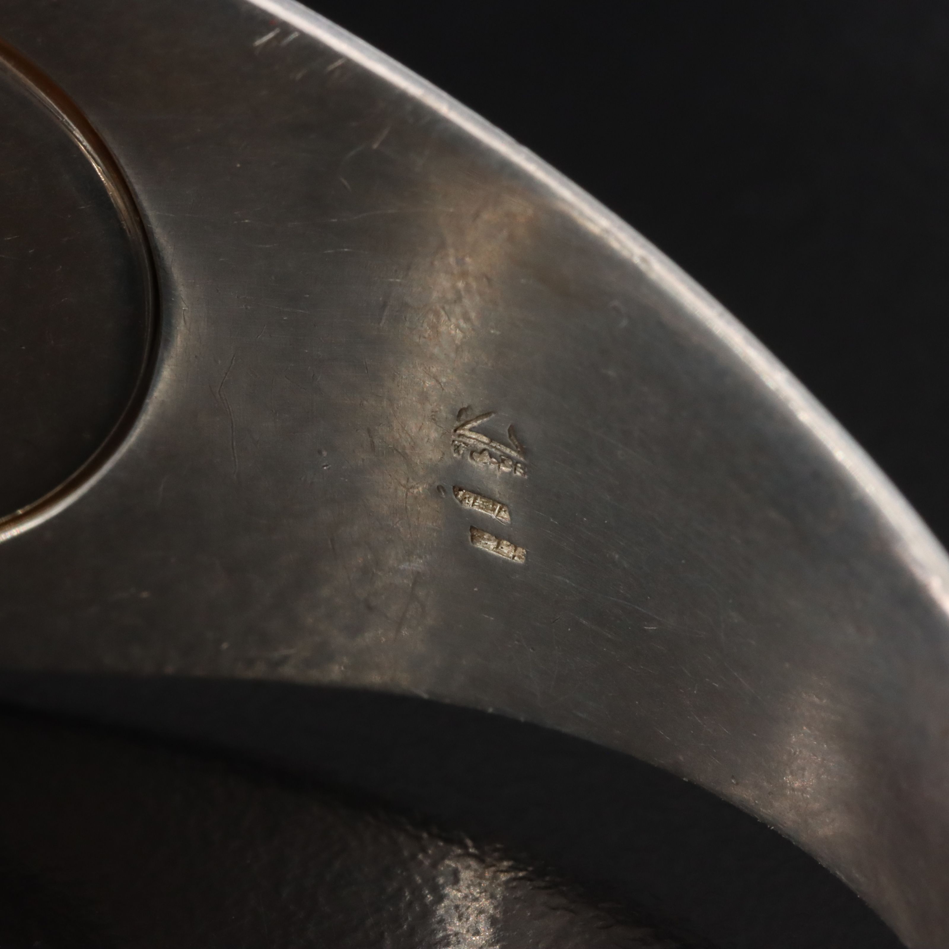 Sterling Amethyst Bangle Bracelet