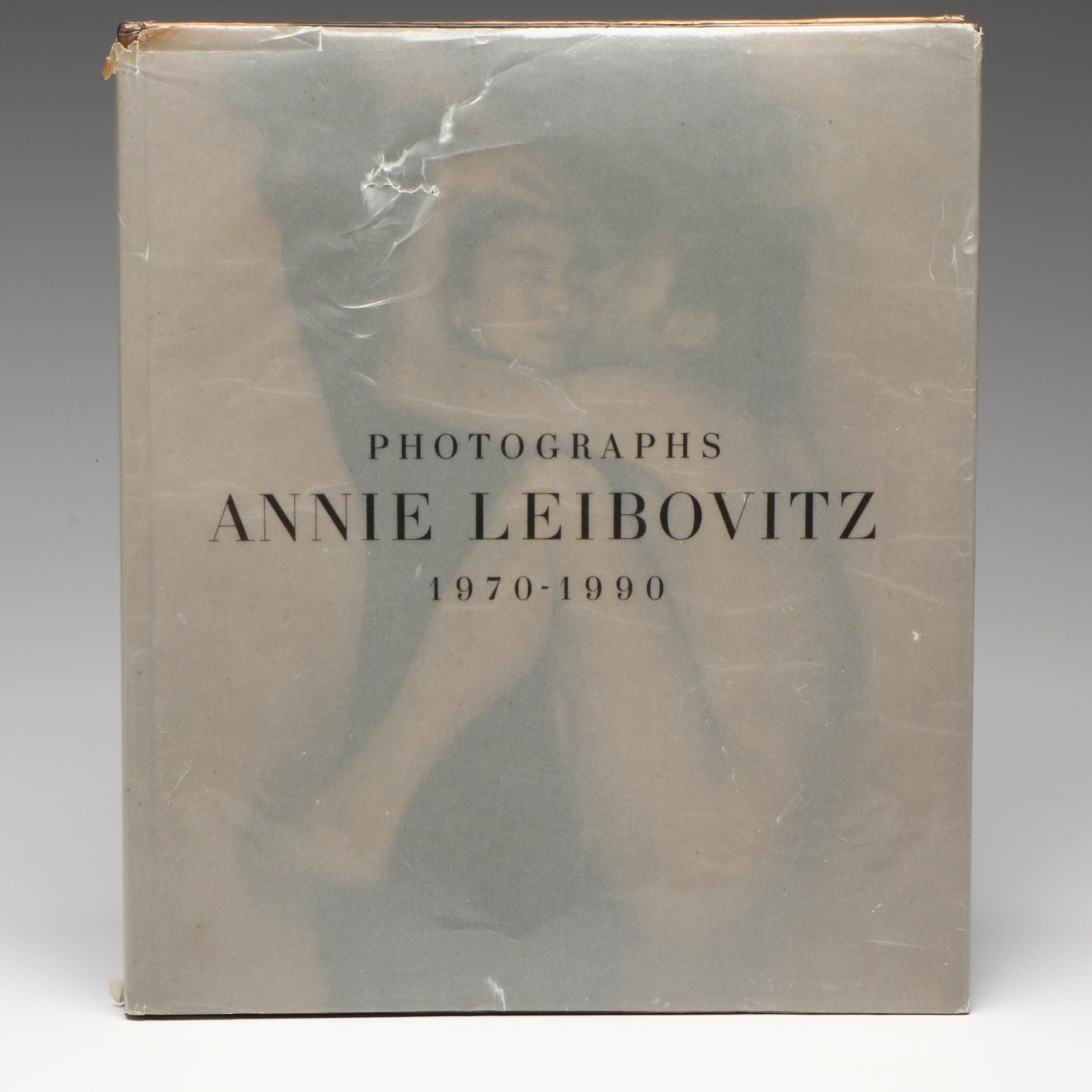 First Printing "Photographs, 1970–1990" by Annie Leibovitz, 1991