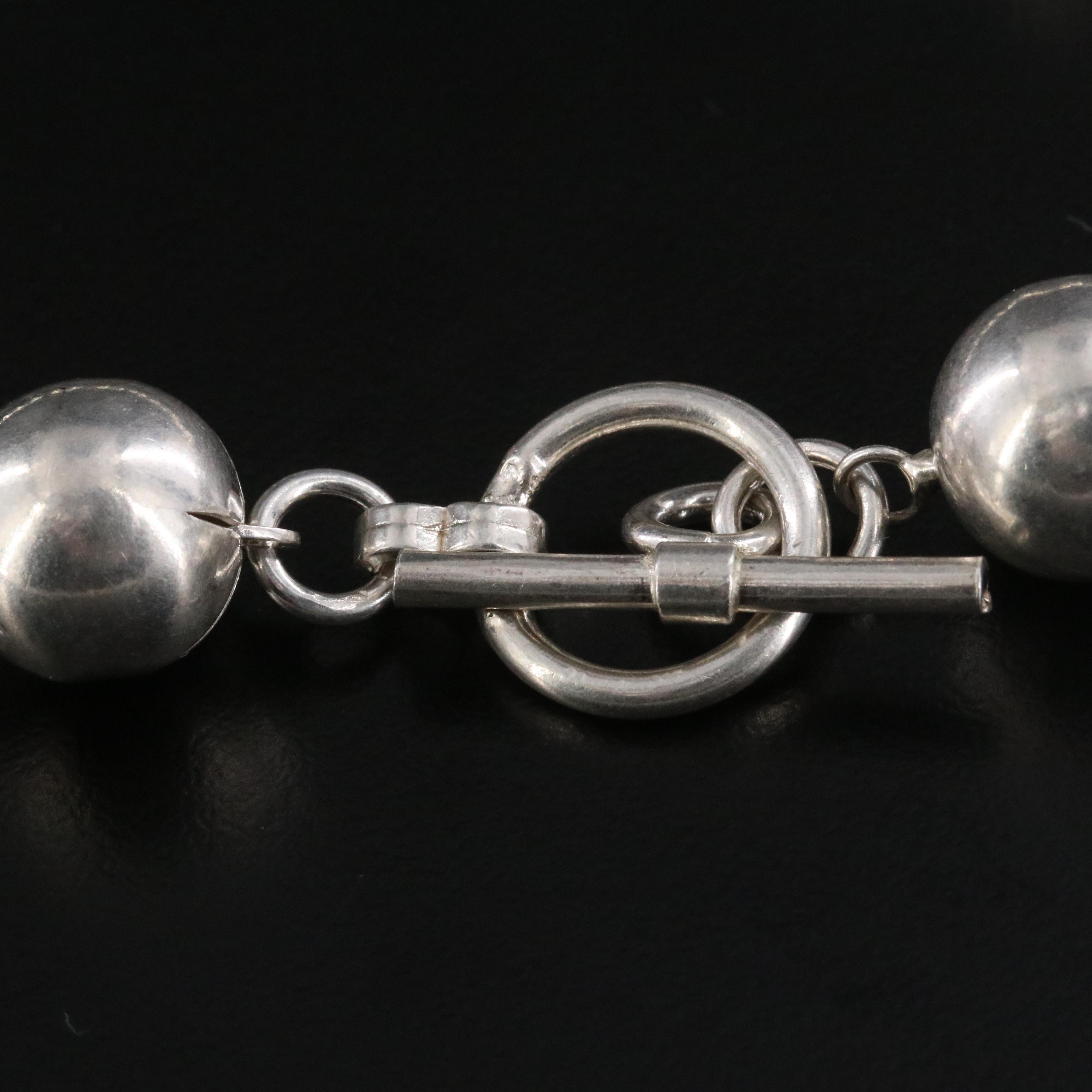 Sterling Bead Necklace