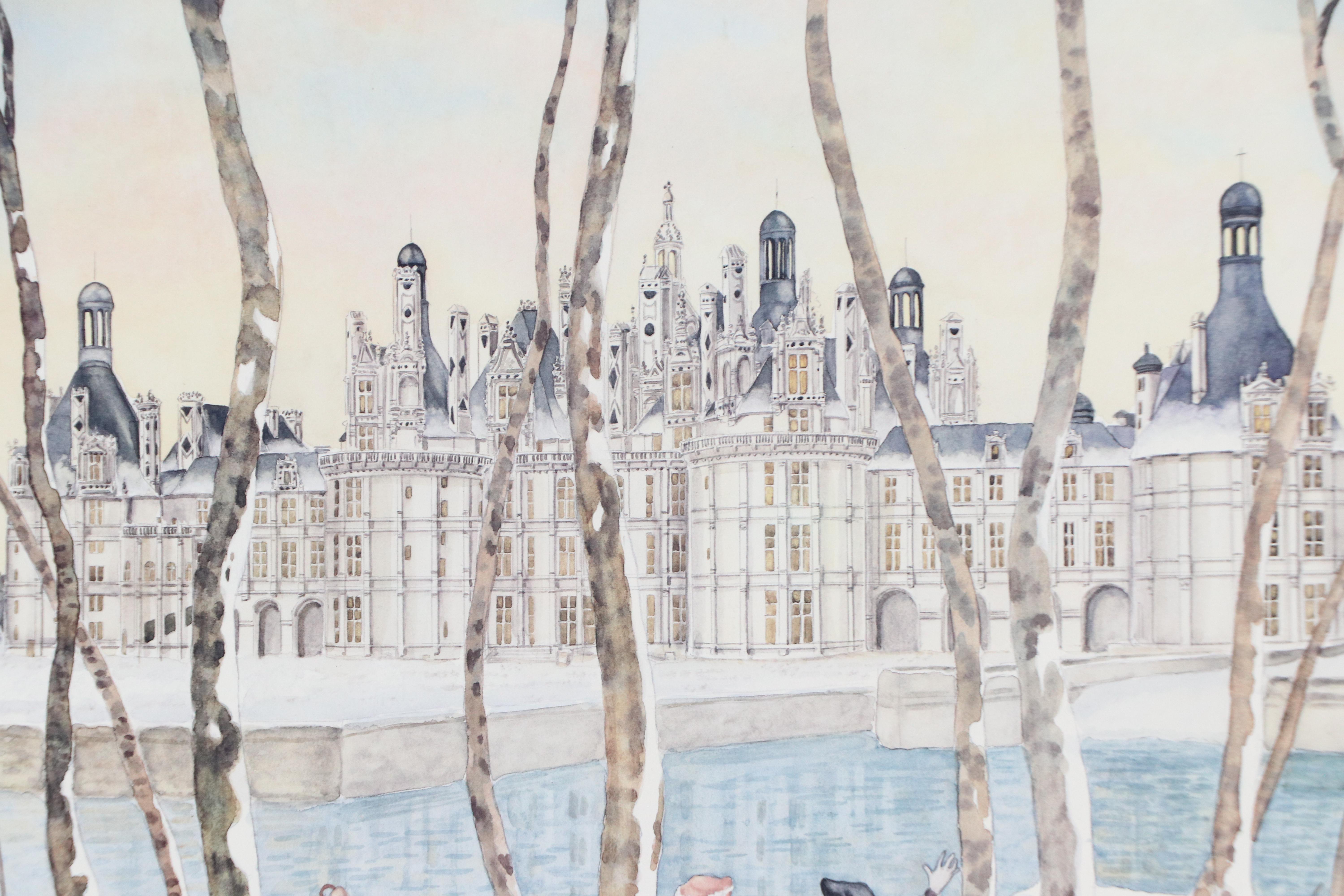 After Philippe Legendre-Kvater Offset Lithograph "Chambord"