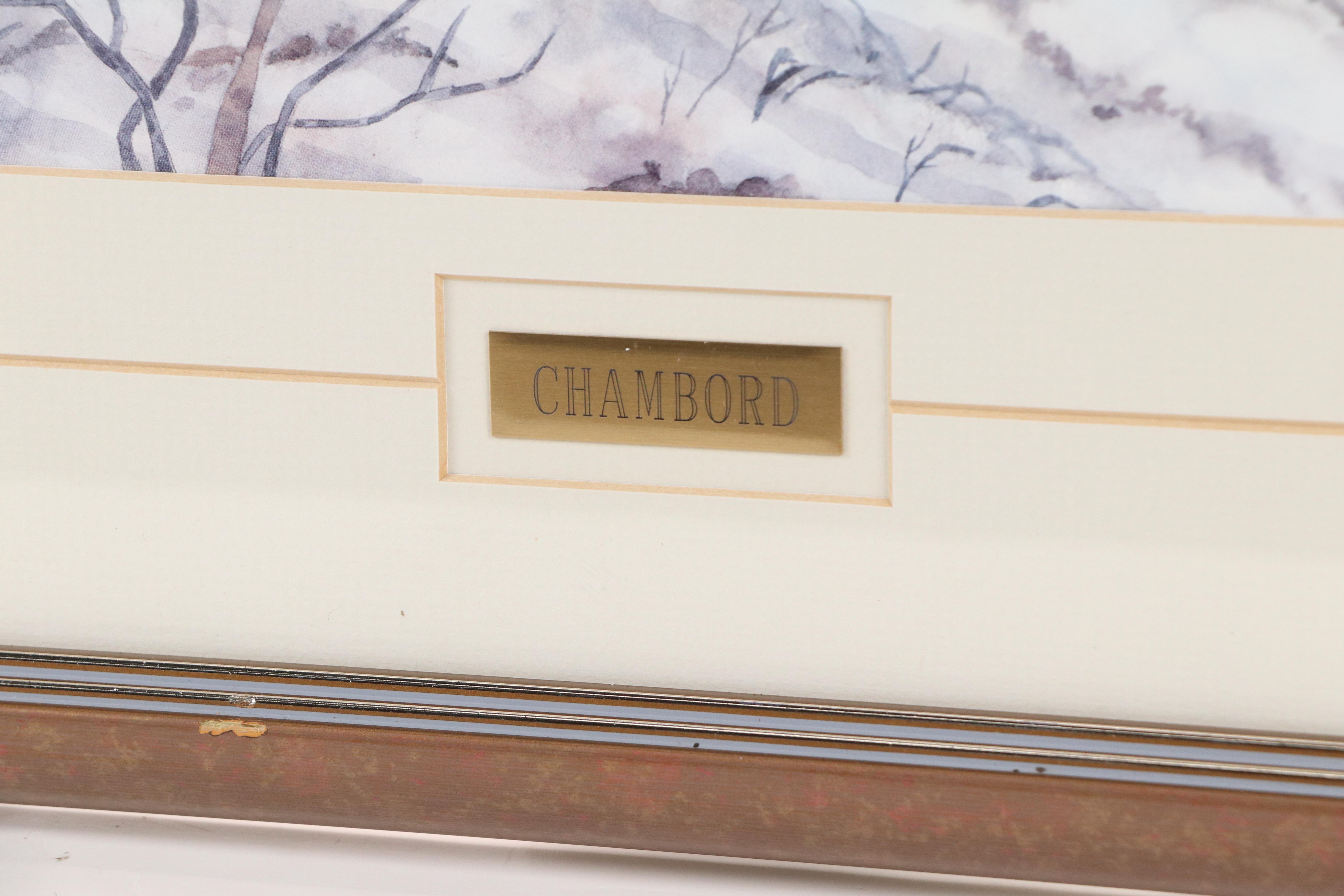 After Philippe Legendre-Kvater Offset Lithograph "Chambord"