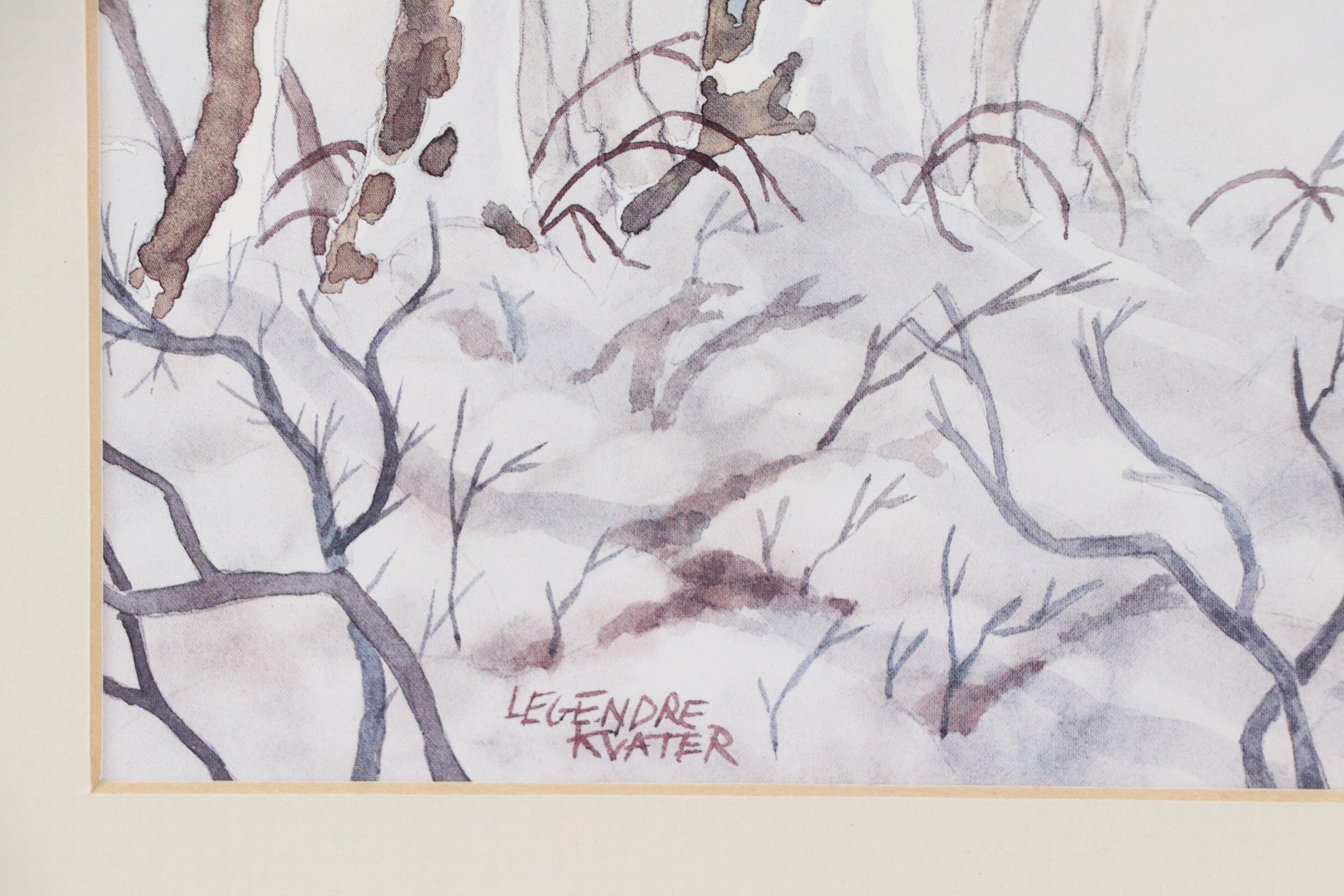 After Philippe Legendre-Kvater Offset Lithograph "Chambord"