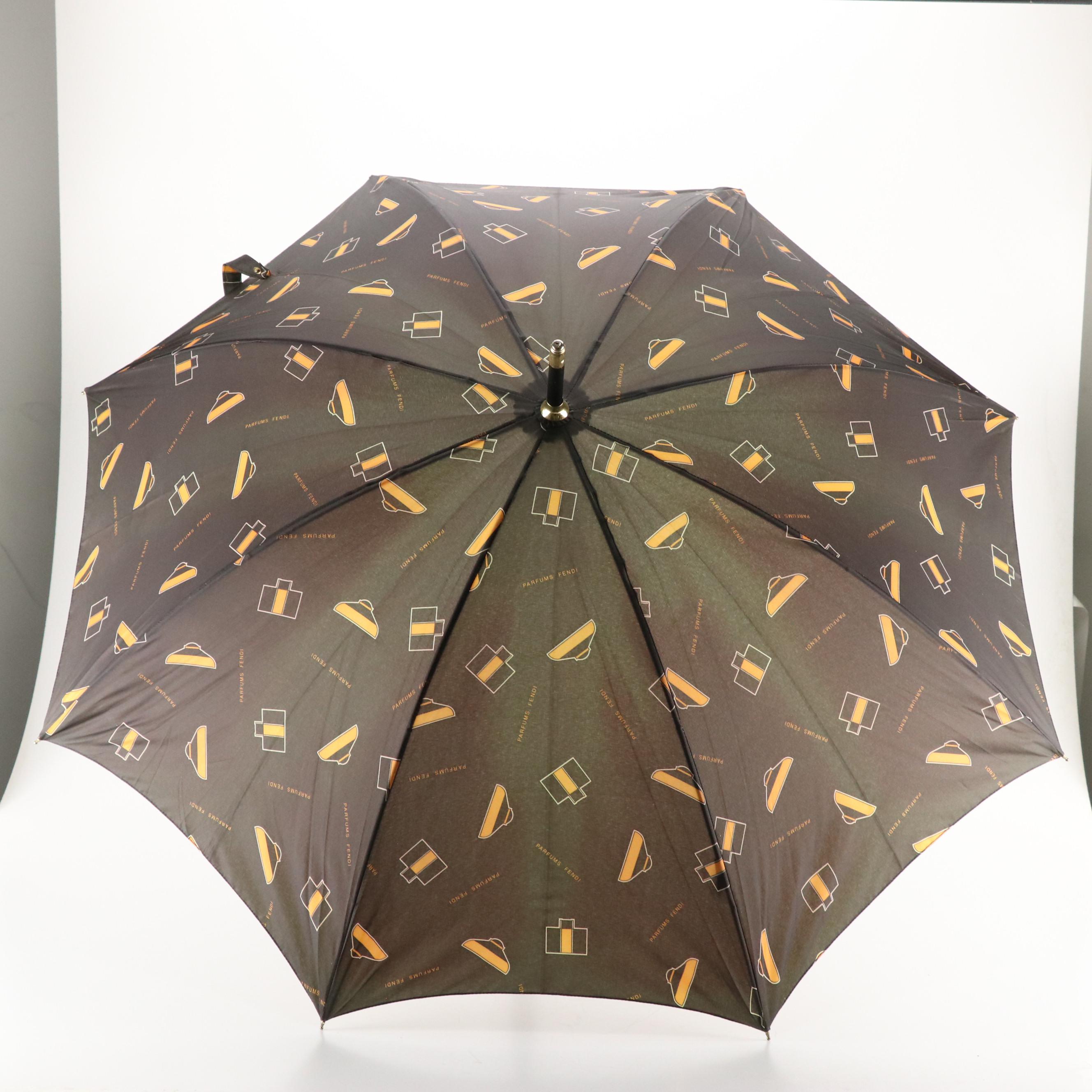 Fendi Parfums Promotional Hook Handle Umbrella