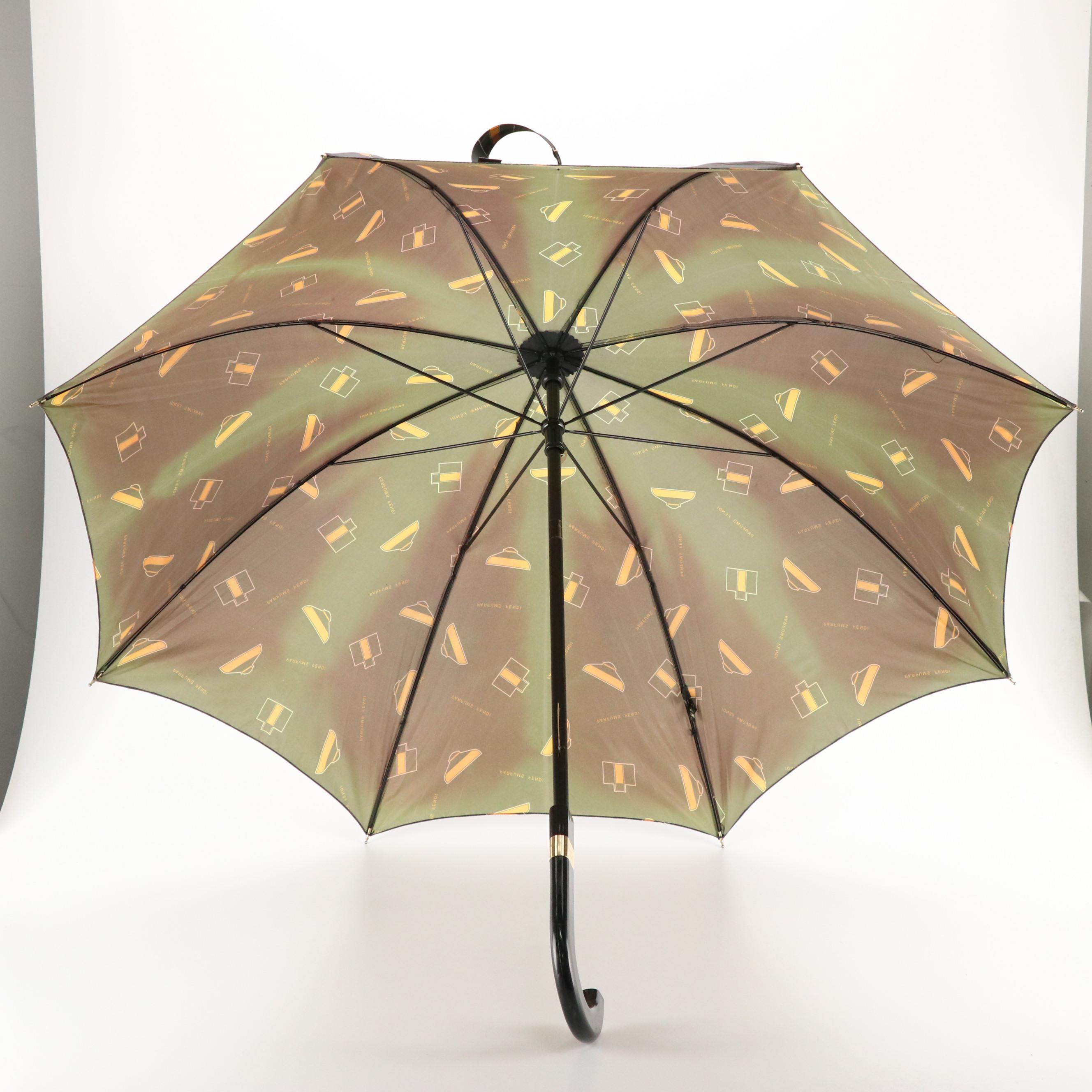 Fendi Parfums Promotional Hook Handle Umbrella