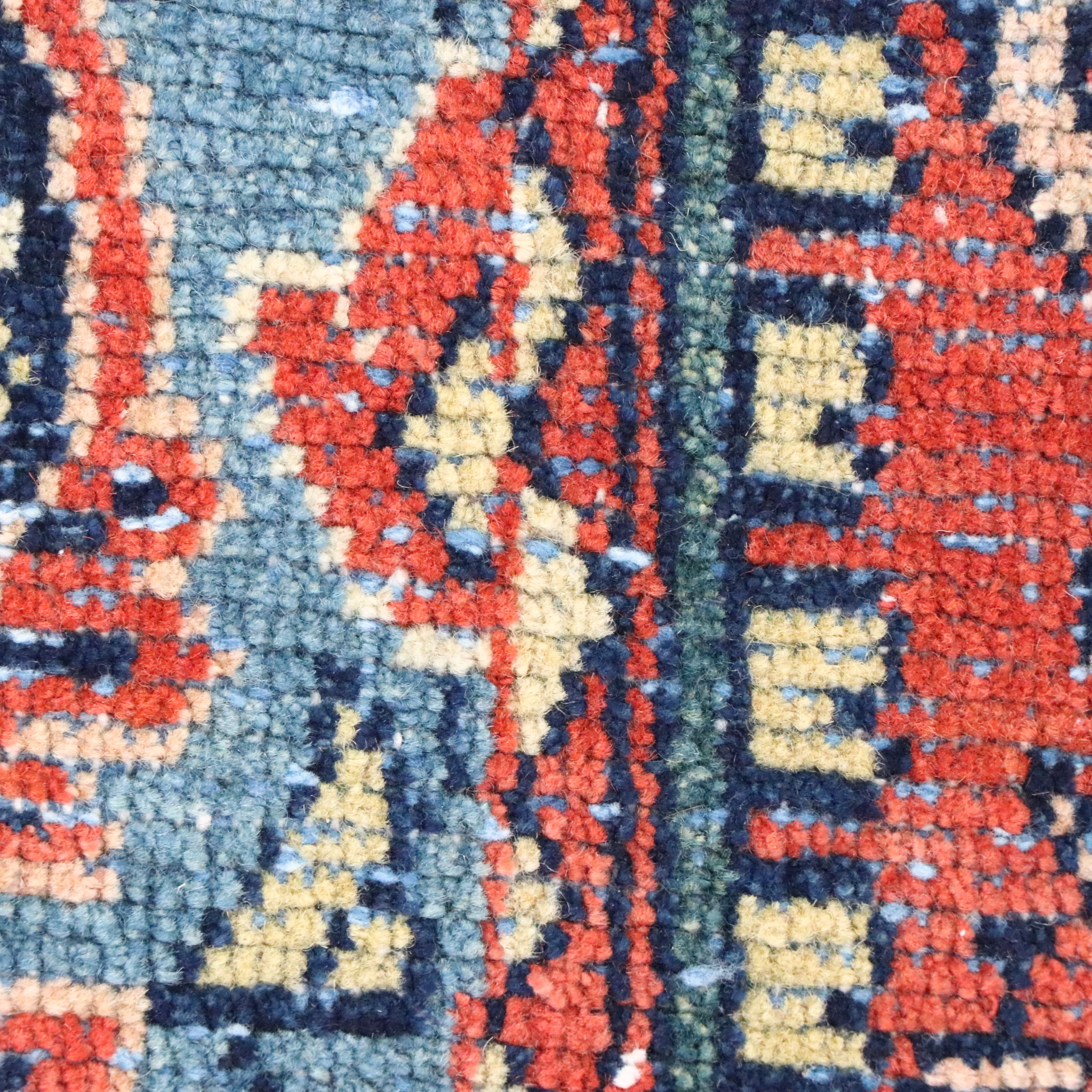 3'9 x 9'3 Hand-Knotted Persian Seraband Long Rug