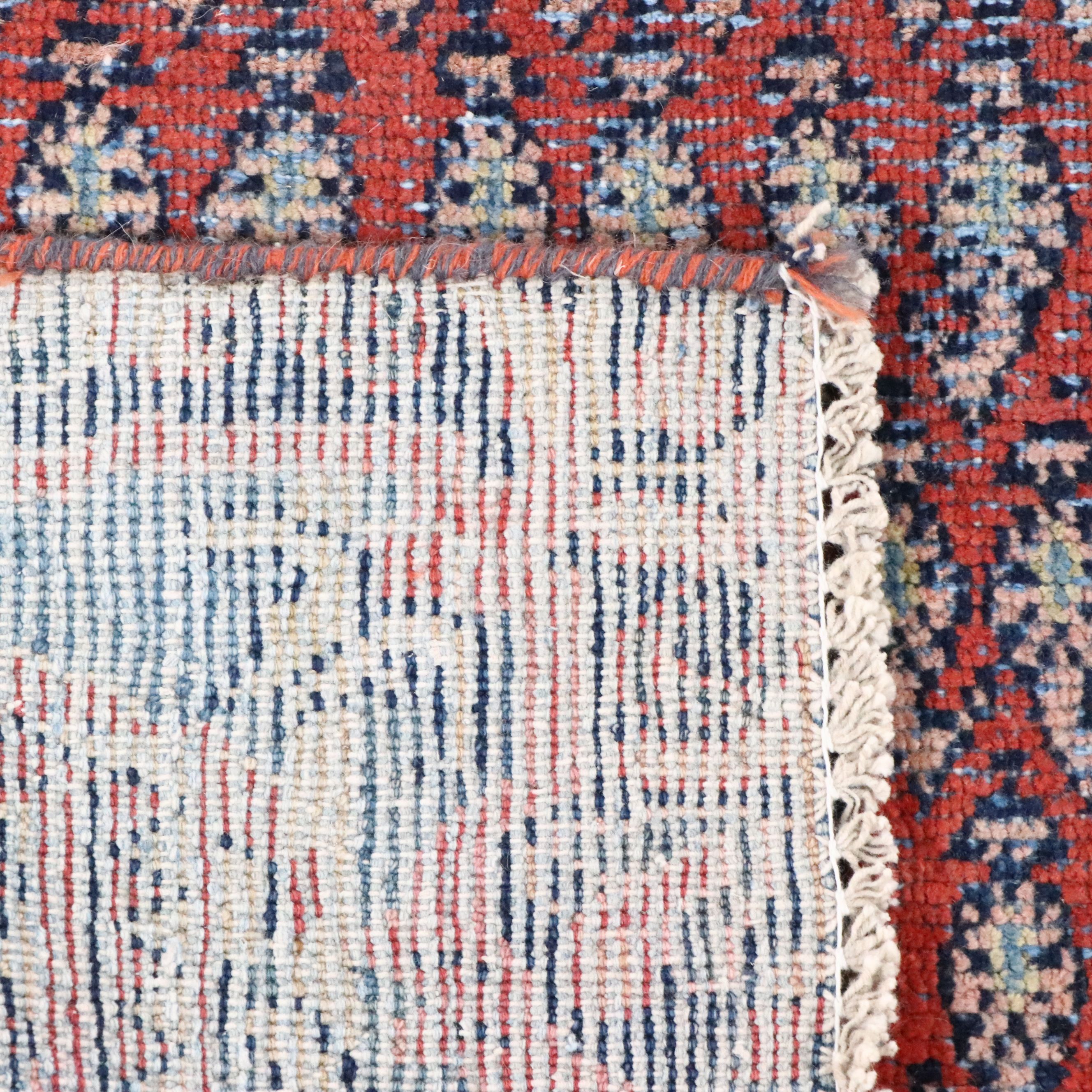 3'9 x 9'3 Hand-Knotted Persian Seraband Long Rug