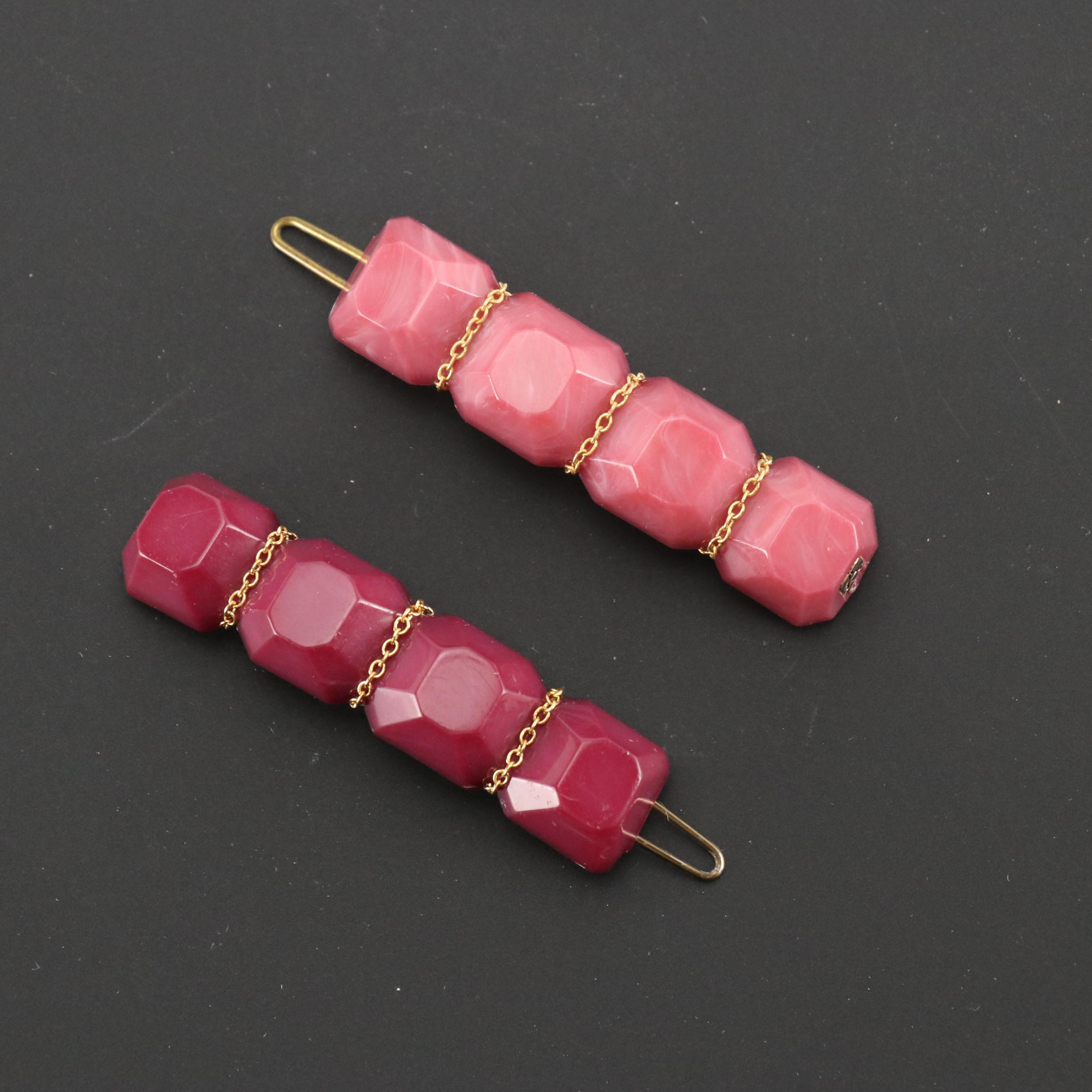 Alexandre de Paris Vintage Plastic Hair Accessories