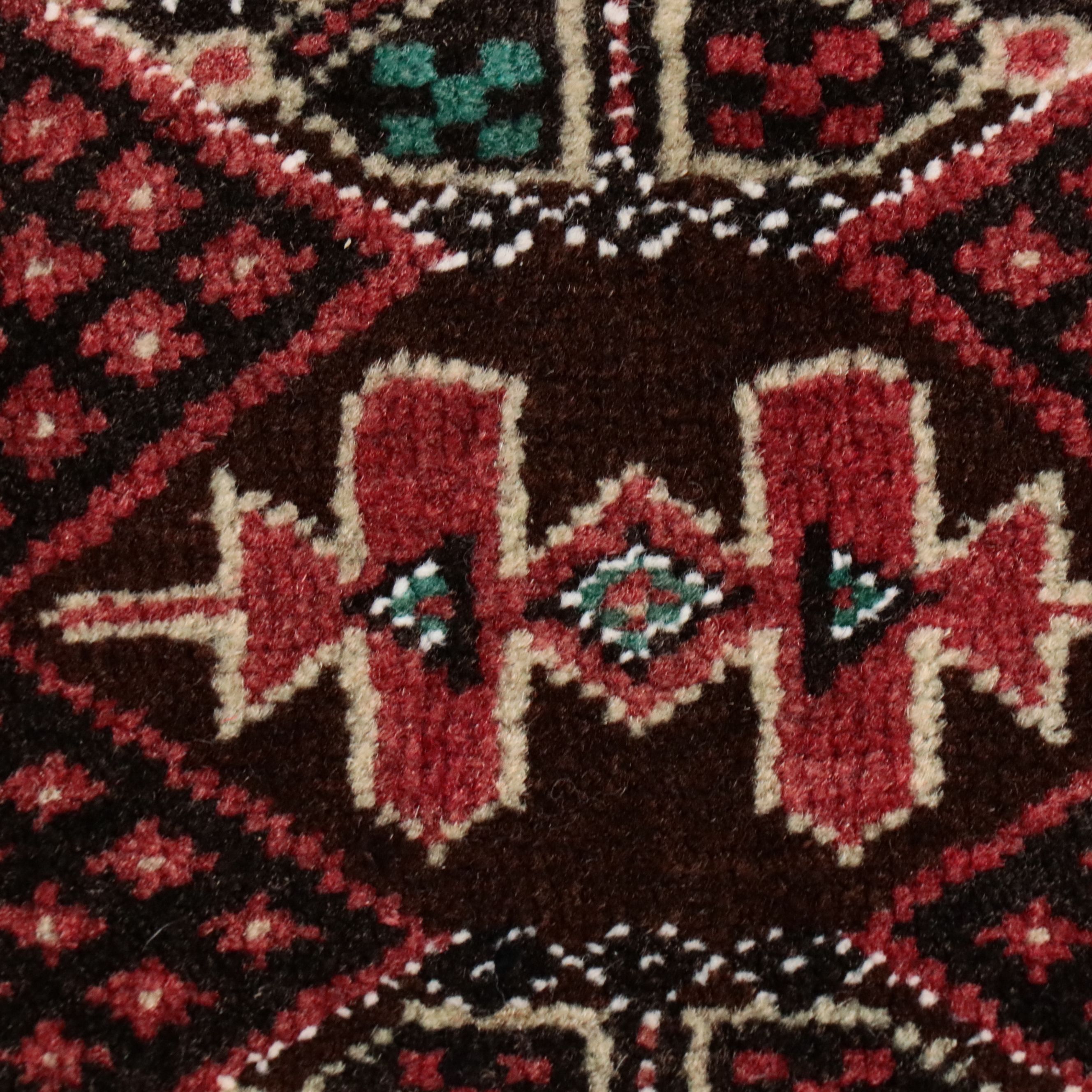 3'11 x 6'5 Hand-Knotted Afghan Turkmen Area Rug