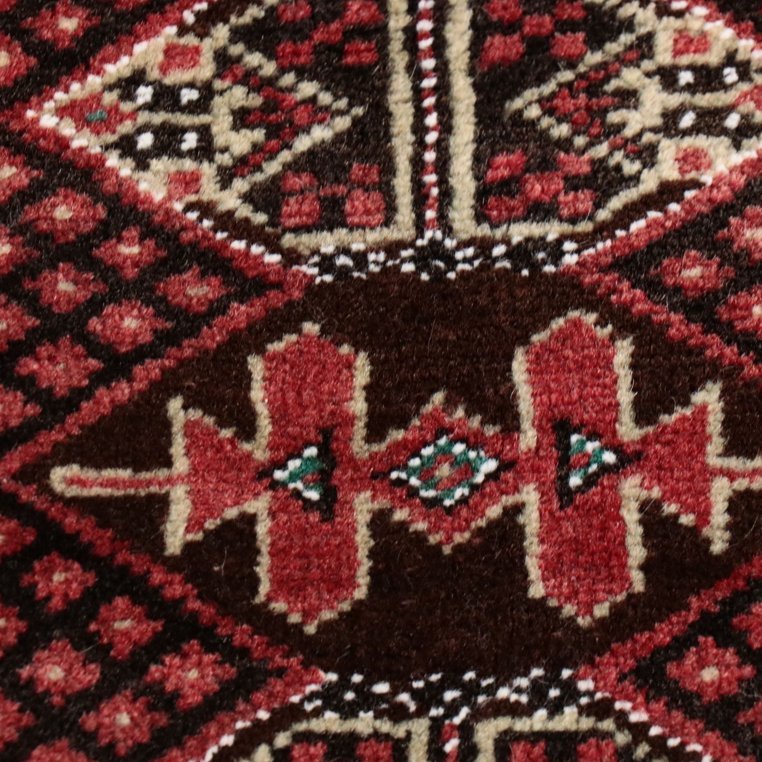 3'11 x 6'5 Hand-Knotted Afghan Turkmen Area Rug