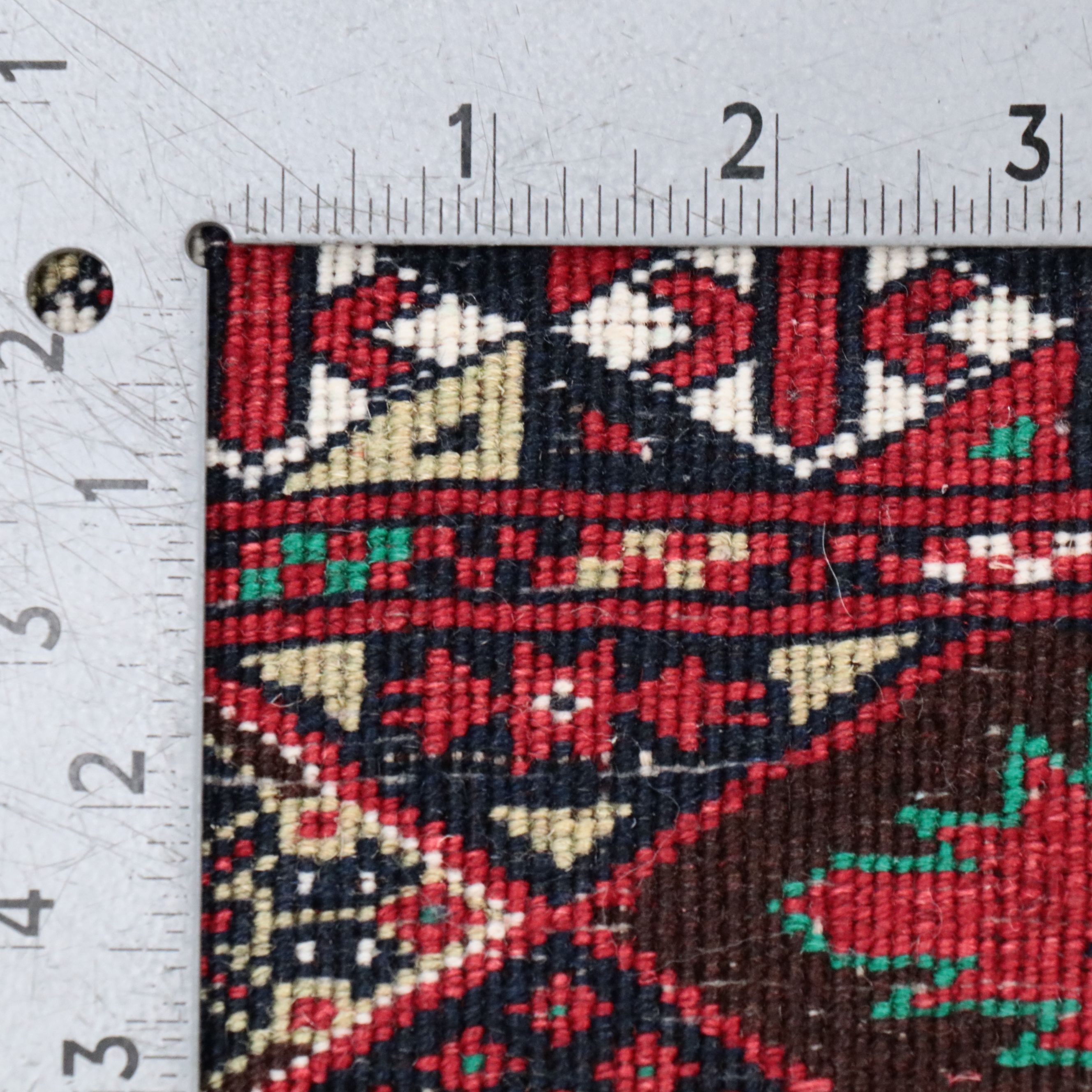 3'11 x 6'5 Hand-Knotted Afghan Turkmen Area Rug