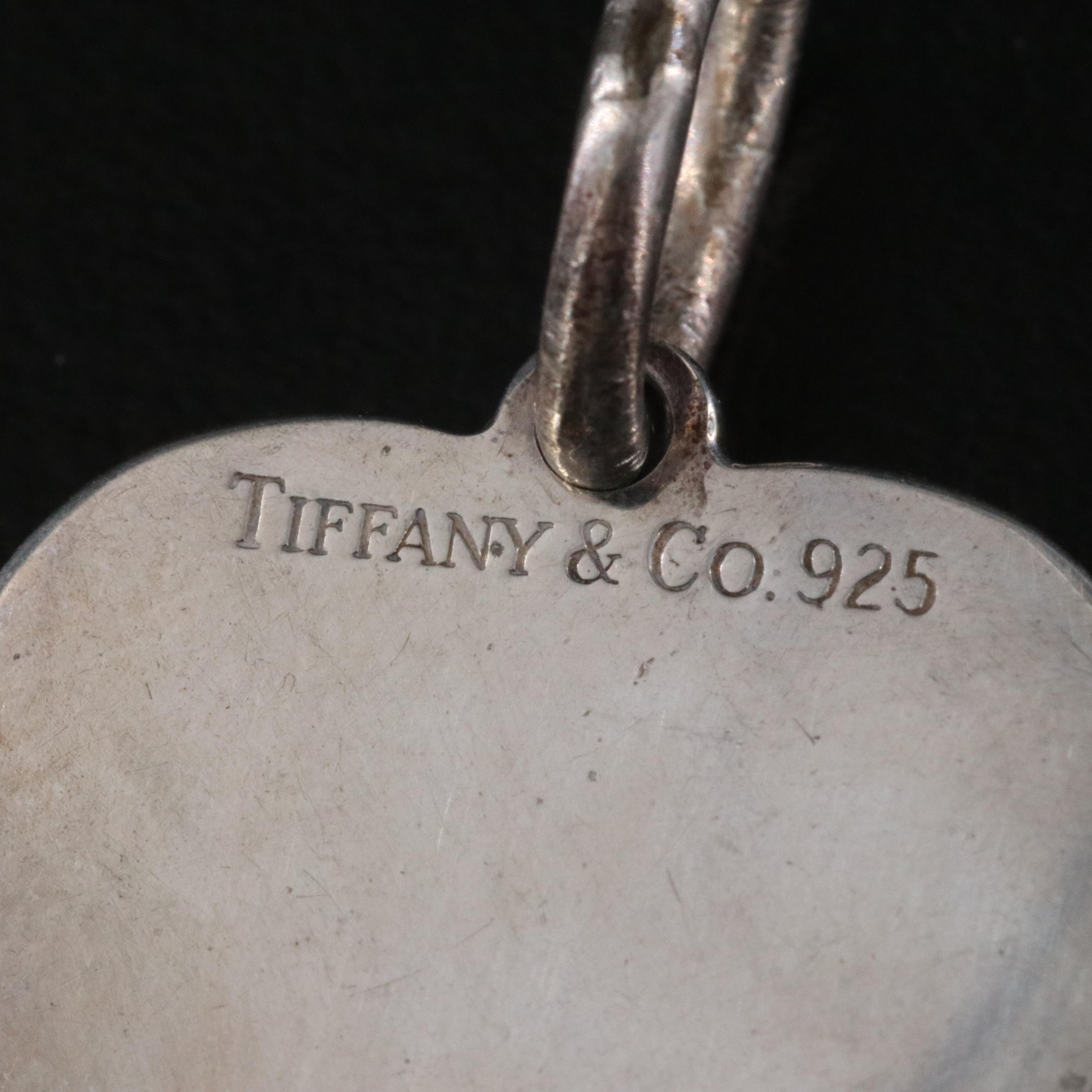 Tiffany & Co. Sterling Heart Tag Charm