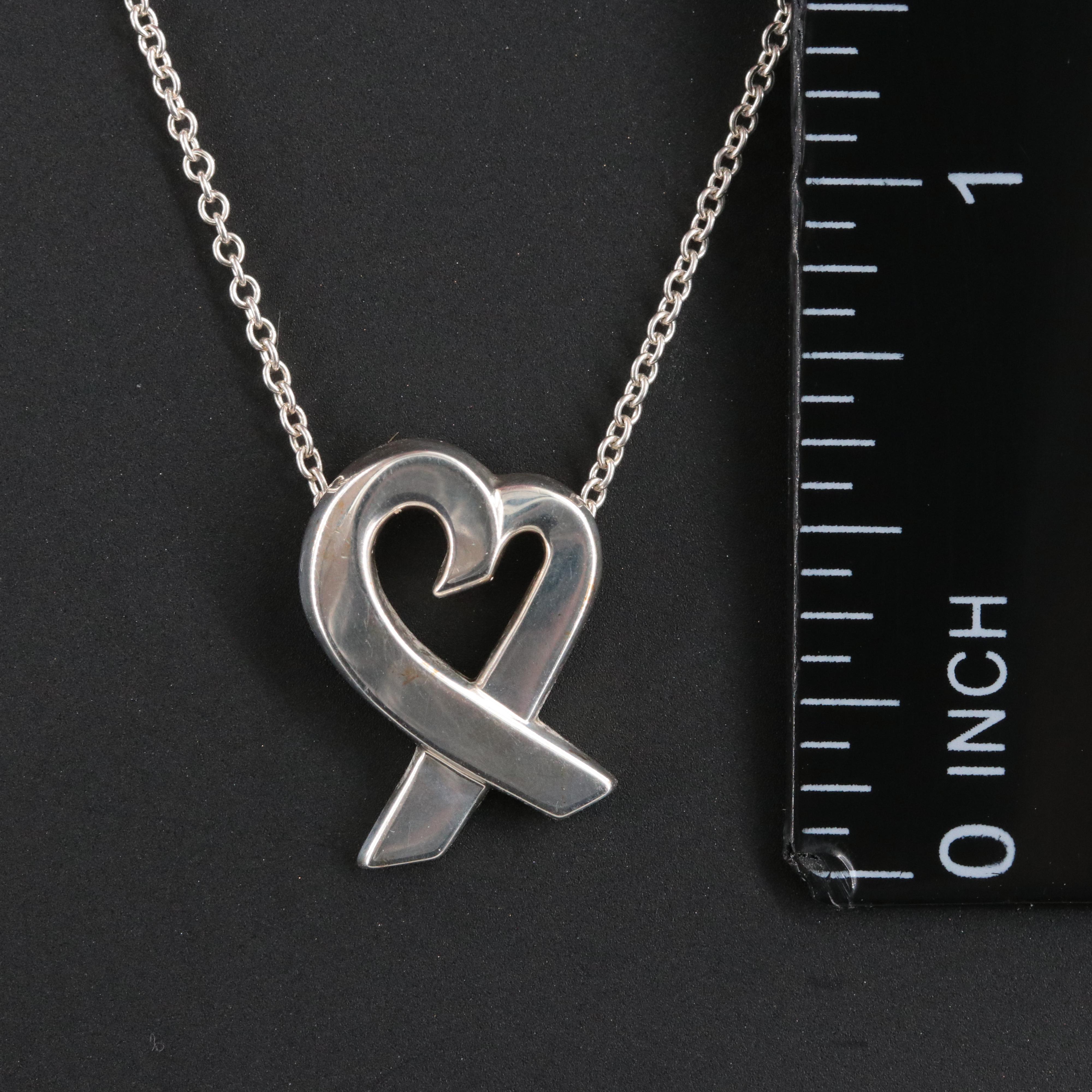 Paloma Picasso for Tiffany & Co. Loving Heart Sterling Necklace