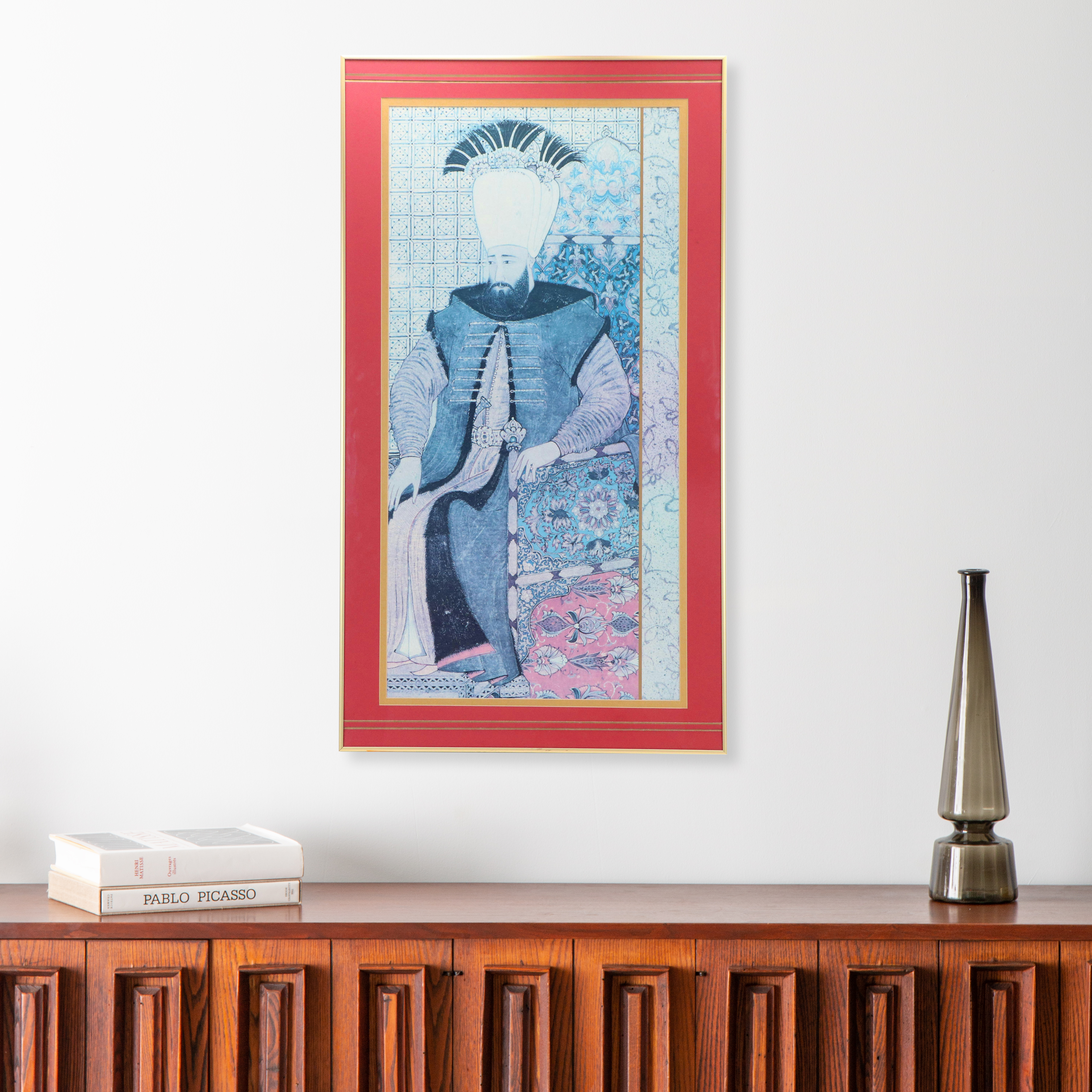 Chinese Ancestor Portrait Offset Lithograph, 21st Century