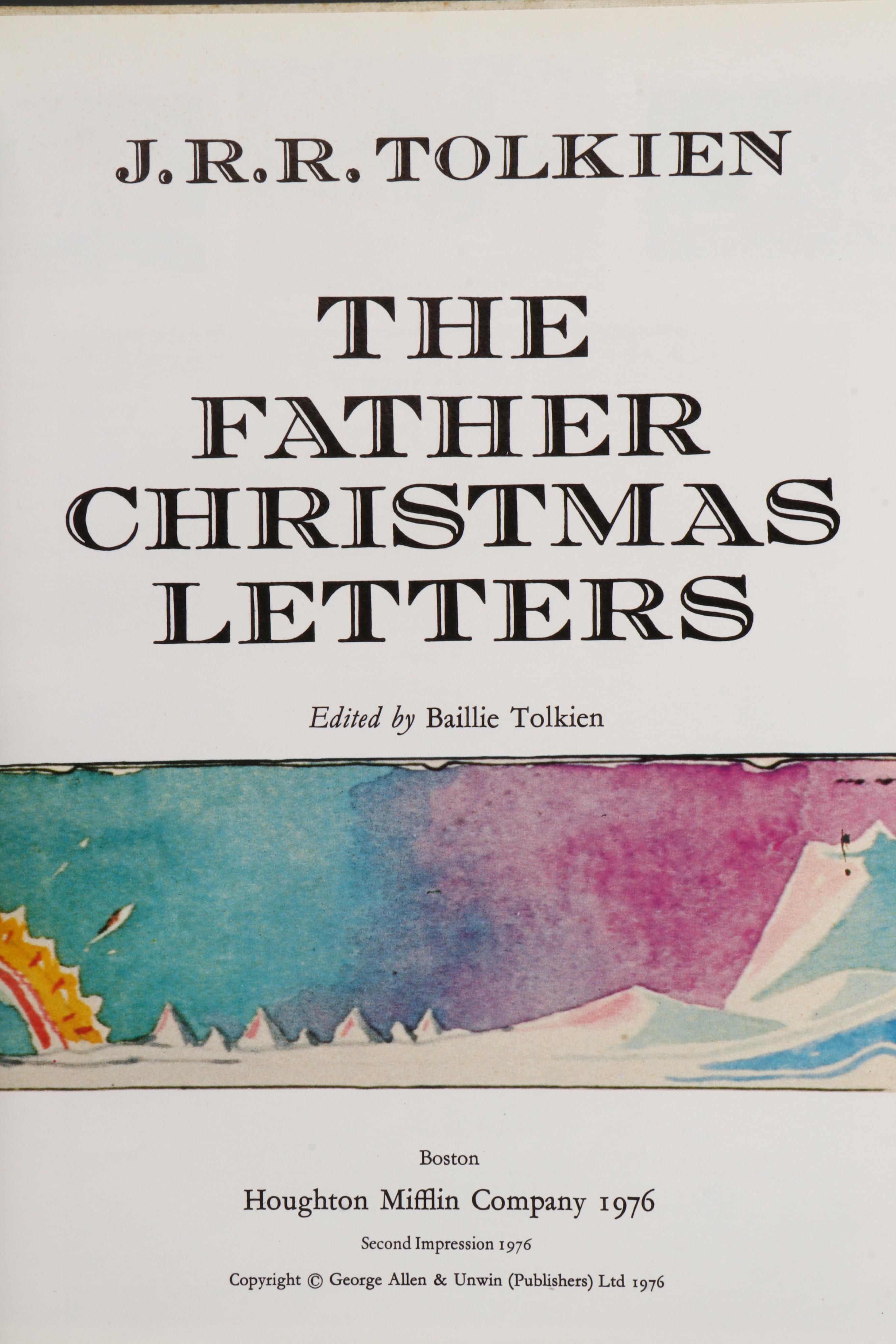 First Edition "The Father Christmas Letters" by J. R. R. Tolkien, 1976