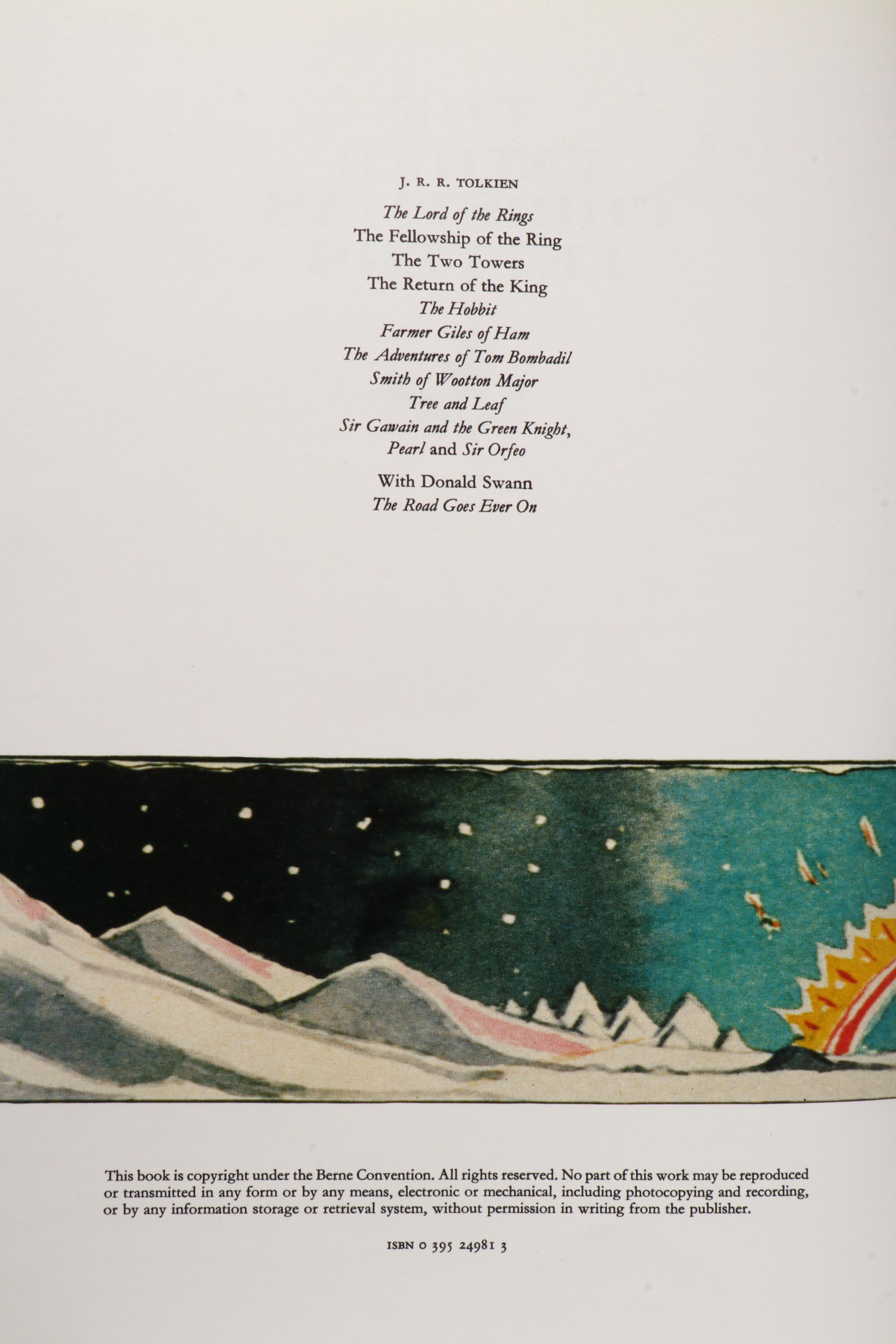 First Edition "The Father Christmas Letters" by J. R. R. Tolkien, 1976