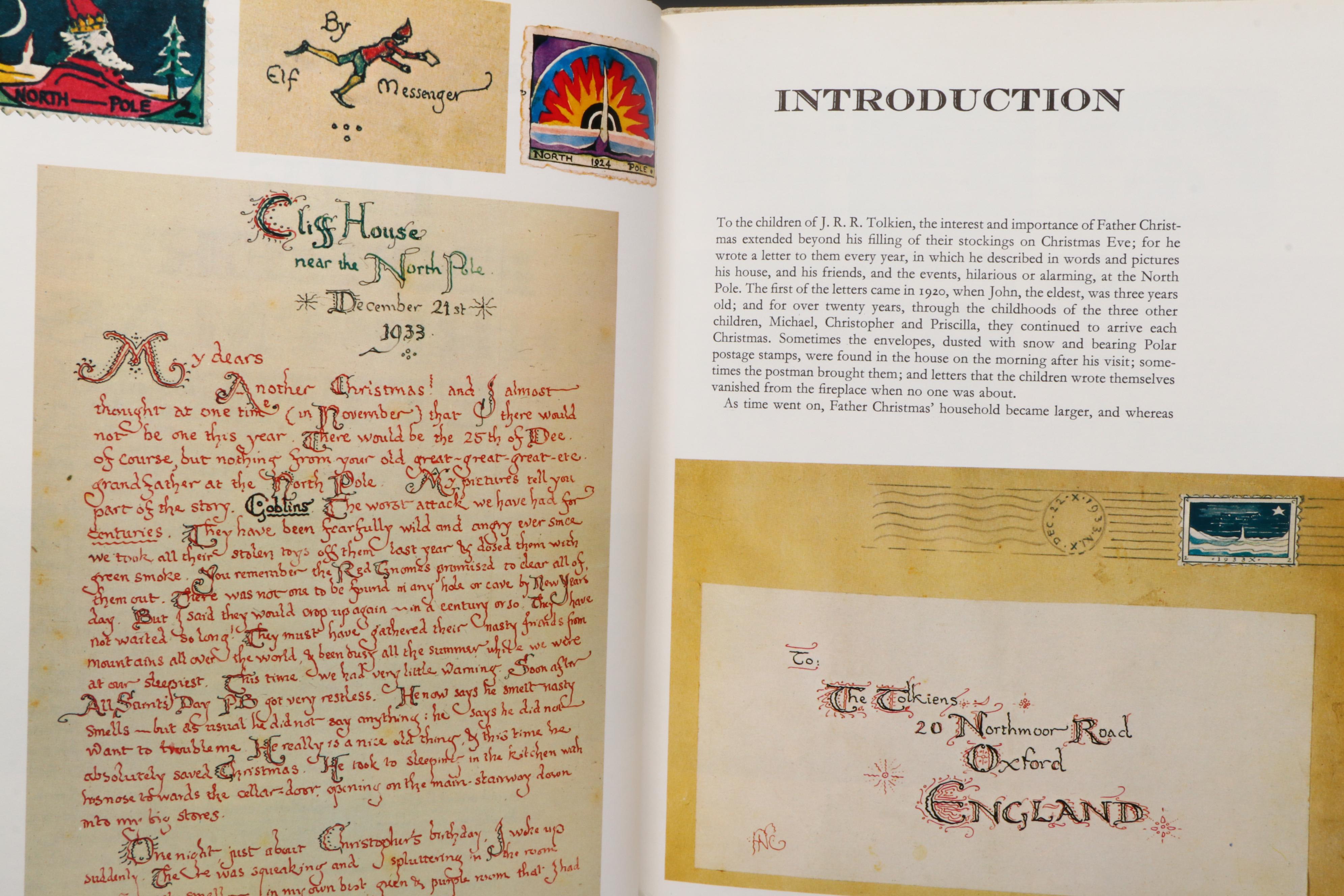 First Edition "The Father Christmas Letters" by J. R. R. Tolkien, 1976