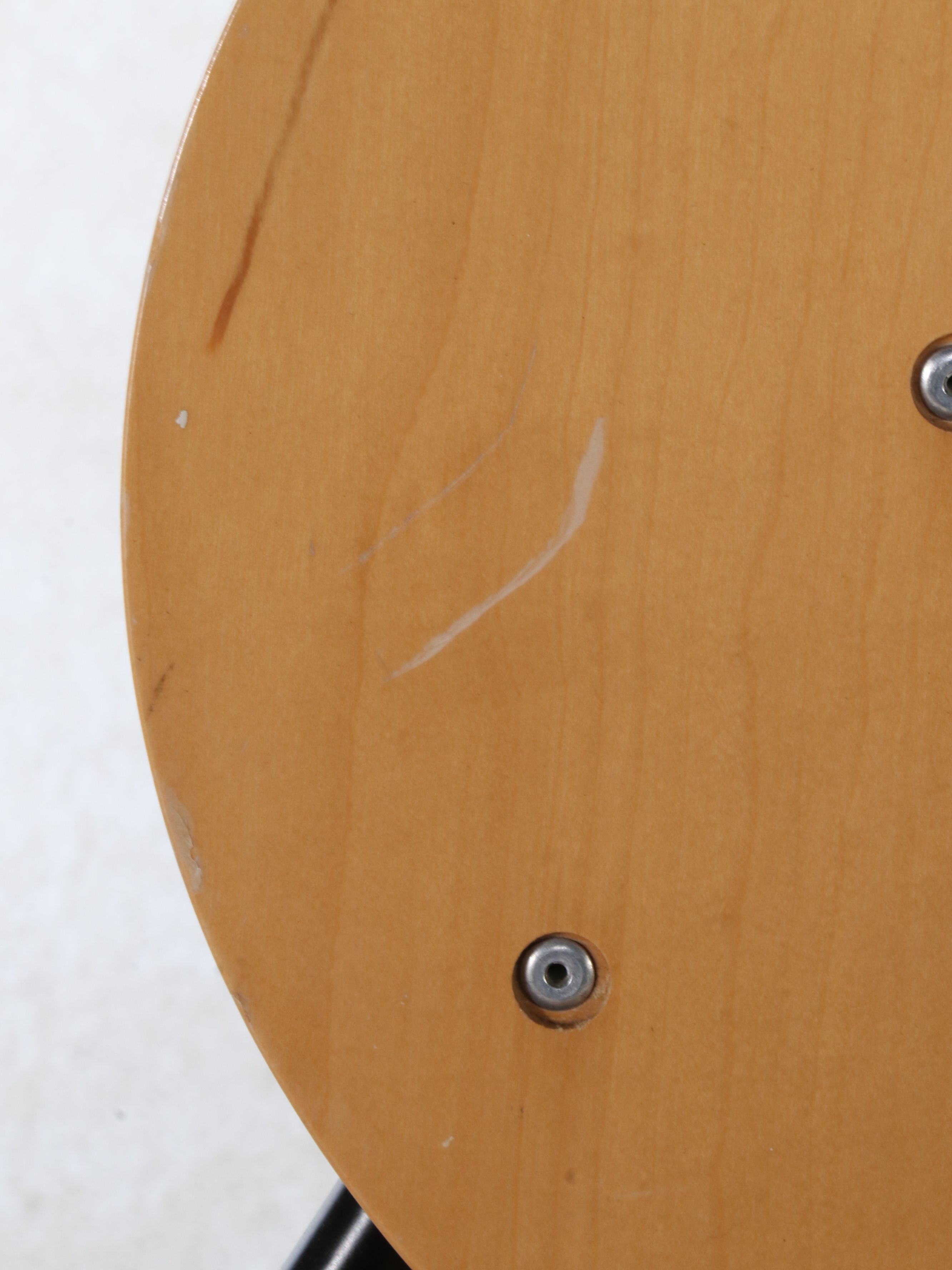 Set of Four Lowenstein Modern Wood and Metal Chairs