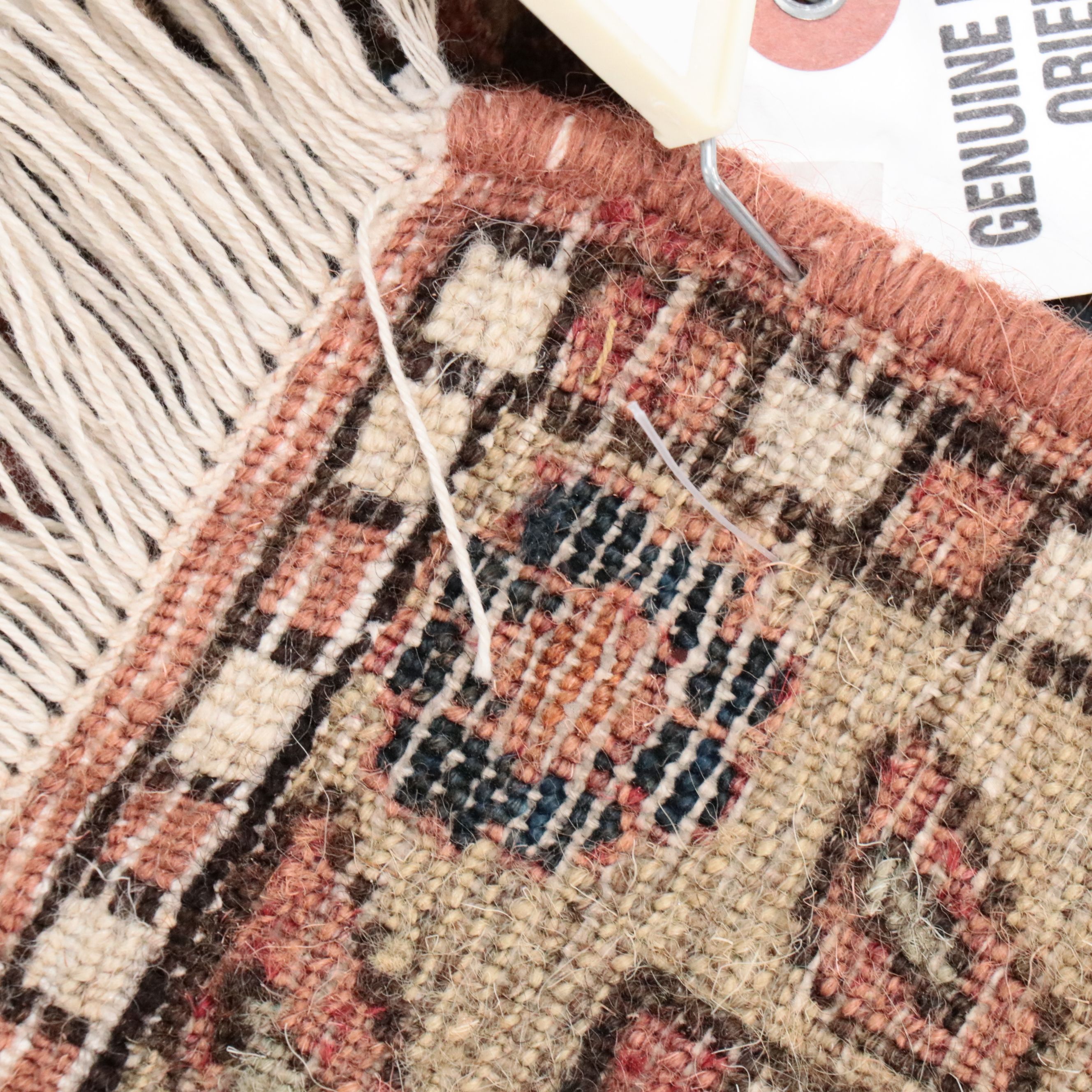 4'7 x 7' Hand-Knotted Persian Hamadan Area Rug