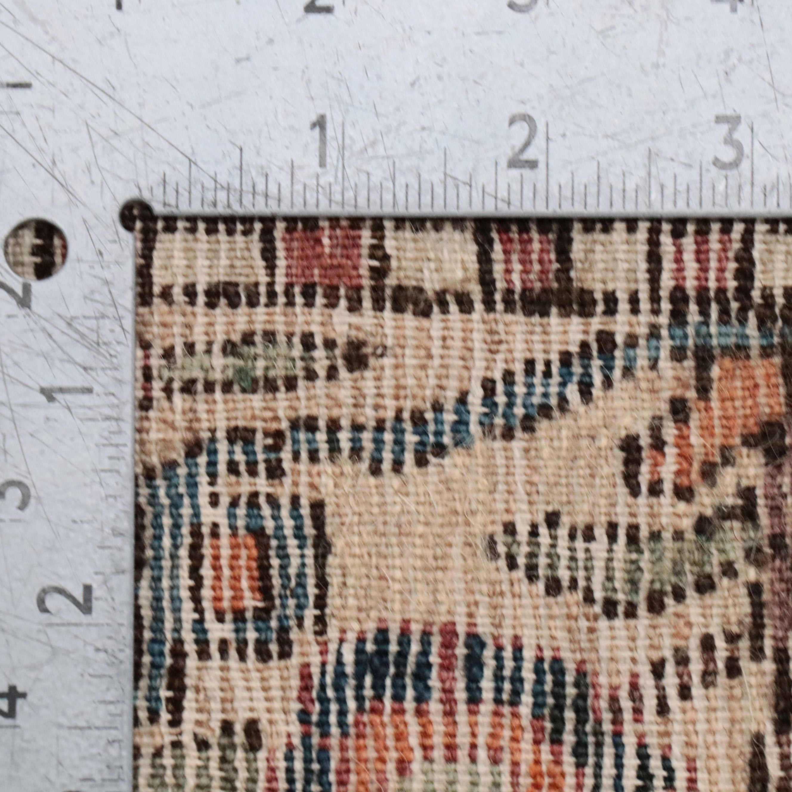 4'7 x 7' Hand-Knotted Persian Hamadan Area Rug