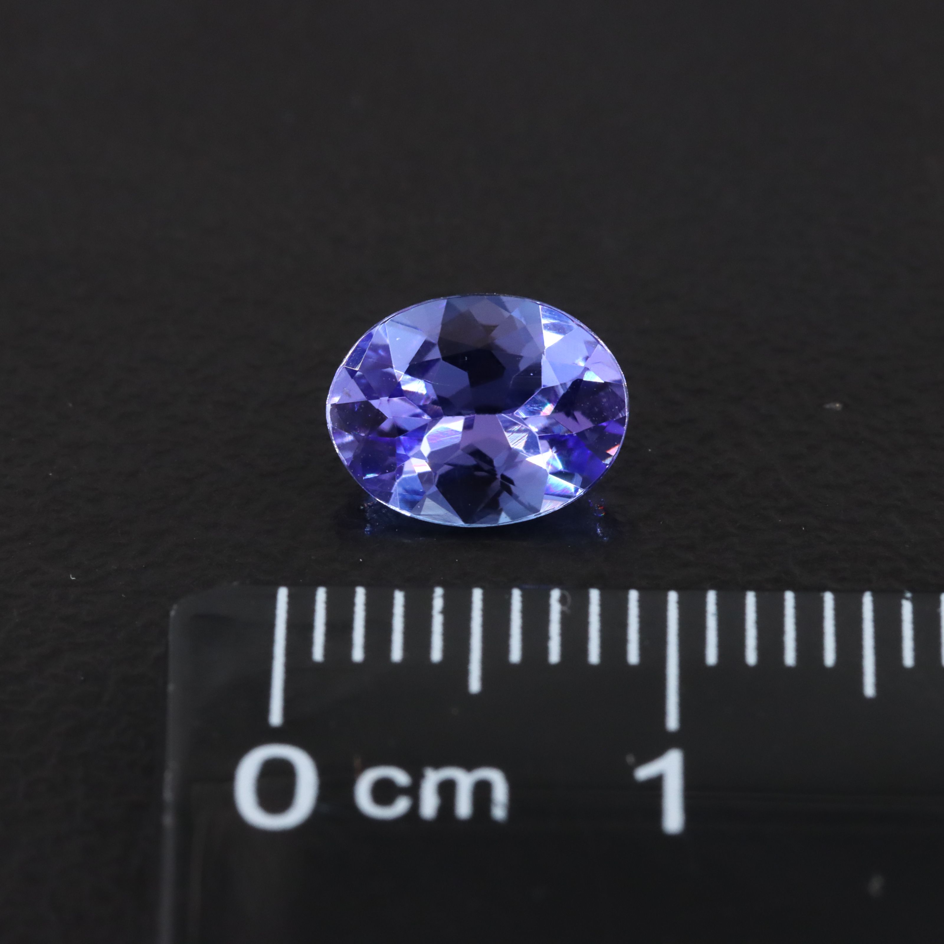 Loose 1.01 CT Tanzanite with Sterling Pendant Mounting