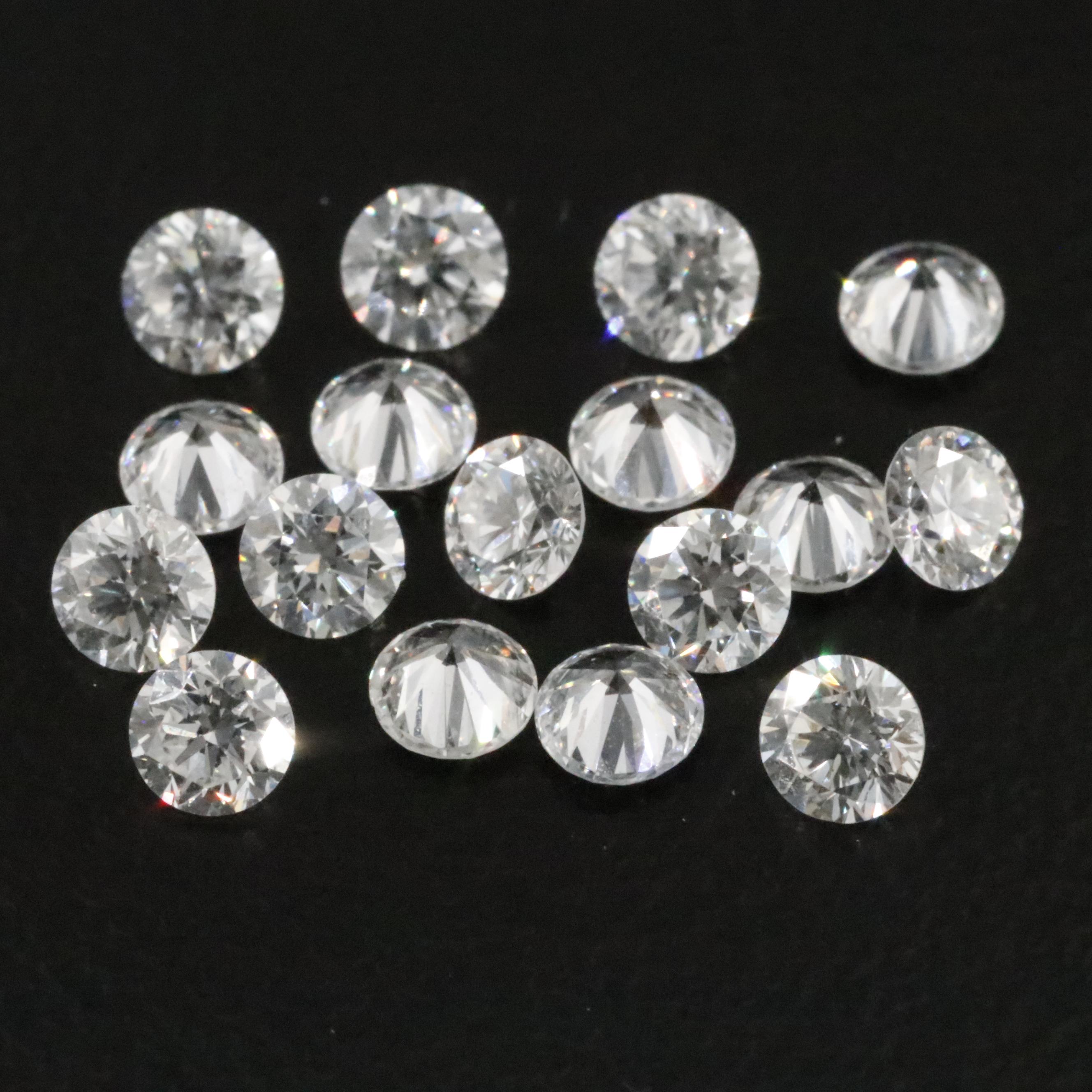 Loose 1.84 CTW Lab Grown Diamond Lot