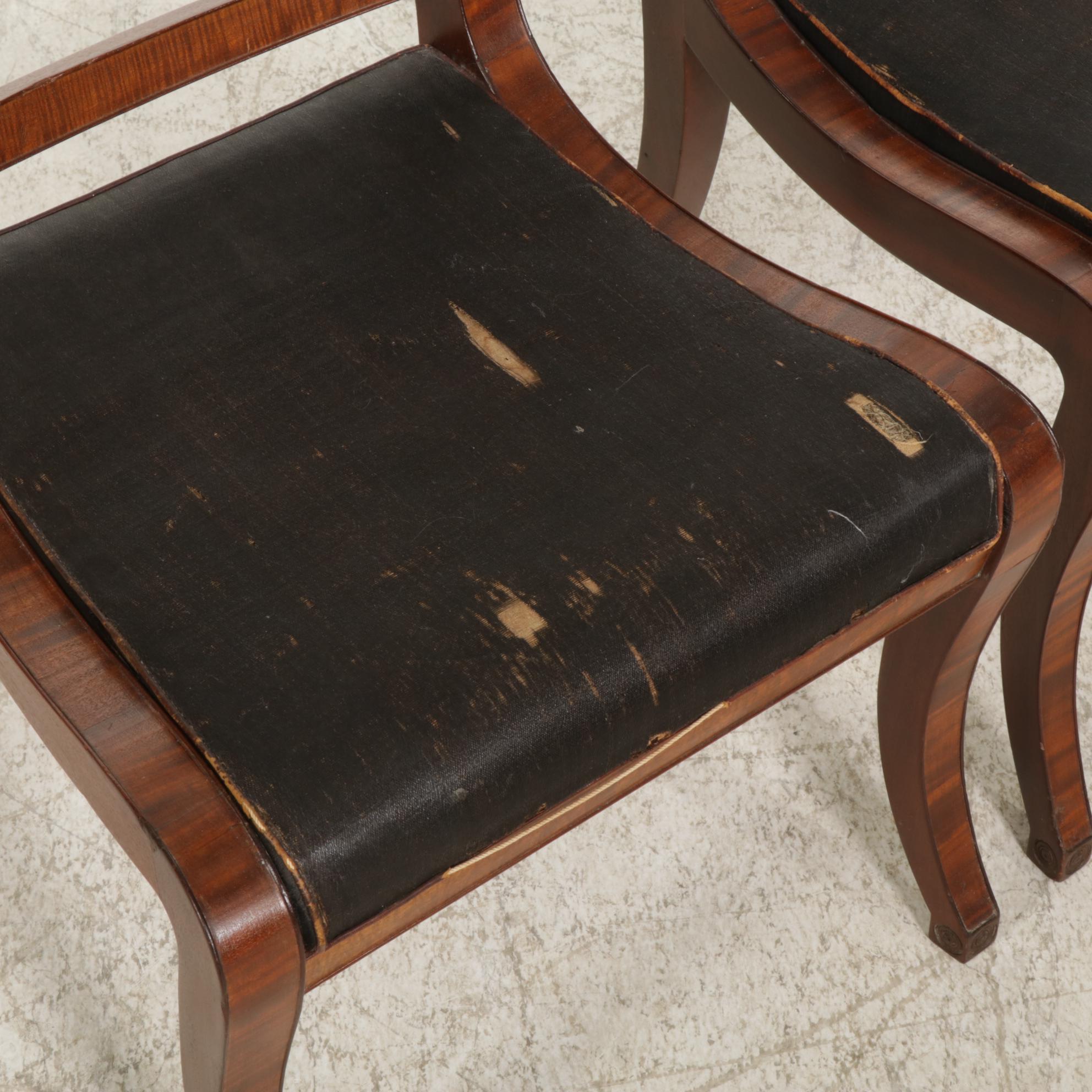 Regency Mahogany Side Chairs, Early 19th Century