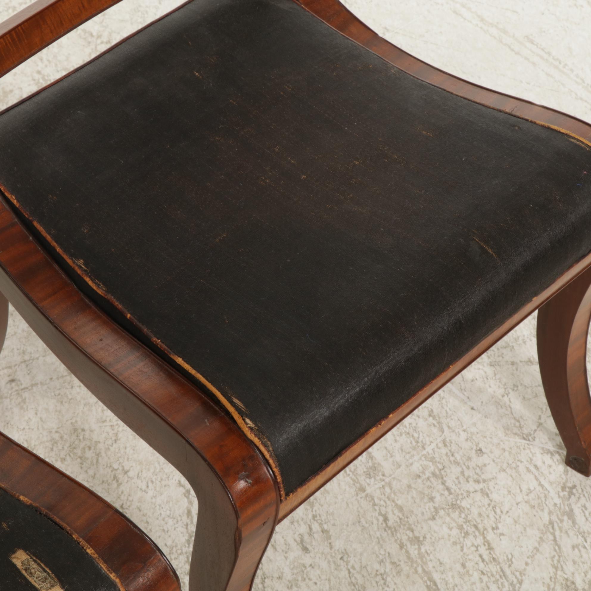 Regency Mahogany Side Chairs, Early 19th Century